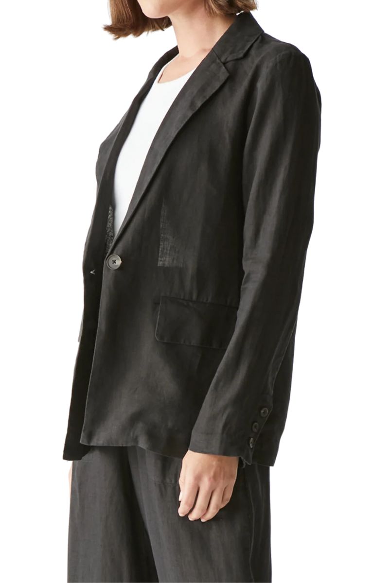 Michael Stars Lottie Blazer in Black