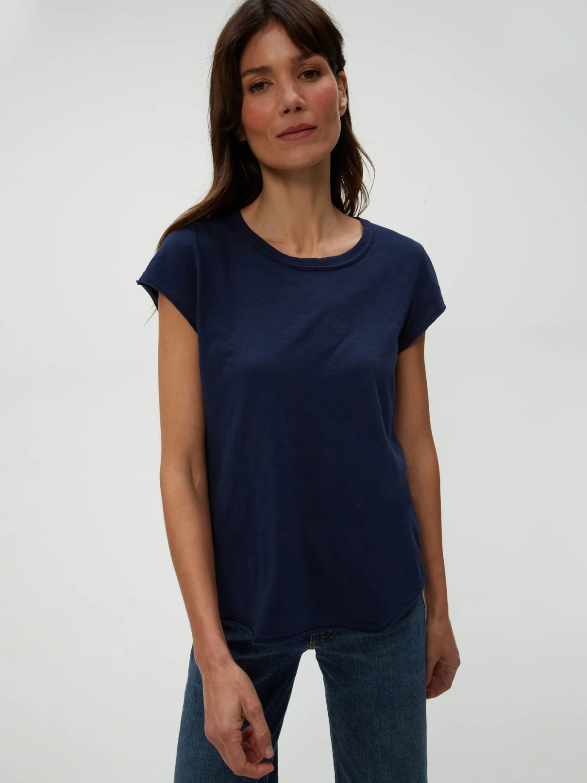 Michael Stars Trudy Crew Tee in Nocturna