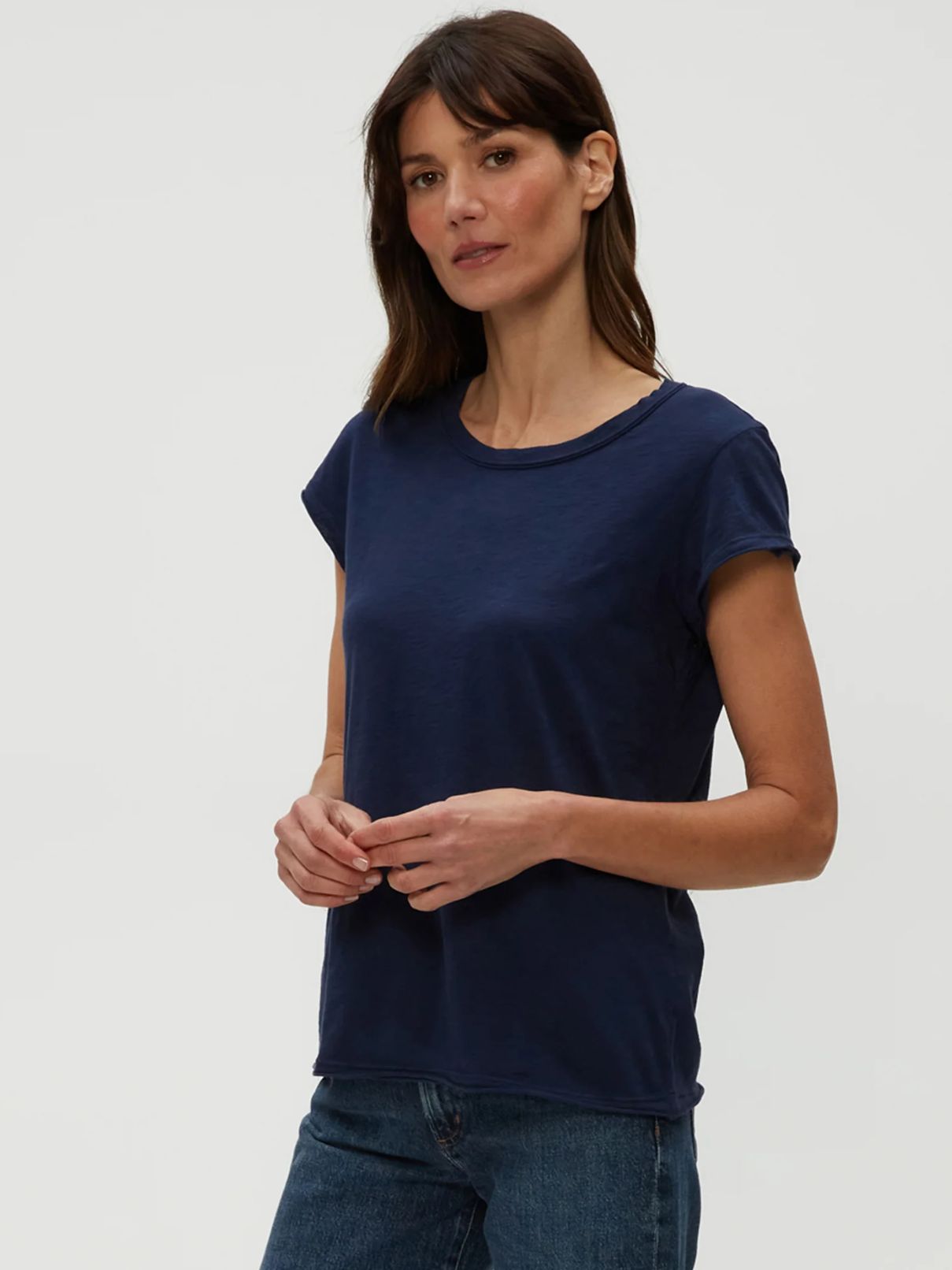 Michael Stars Trudy Crew Tee in Nocturna