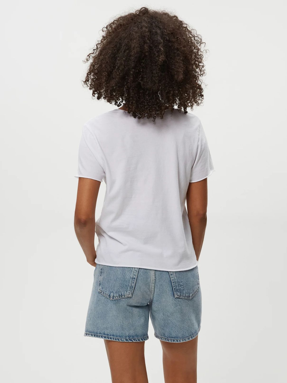 Michael Stars Vera Tee in White