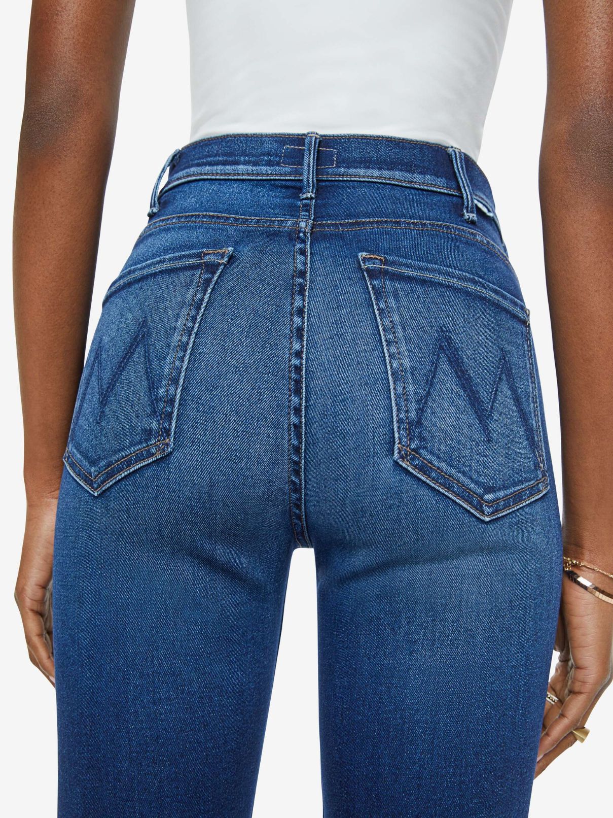 Mother Denim Hustler Ankle in Taking Chances