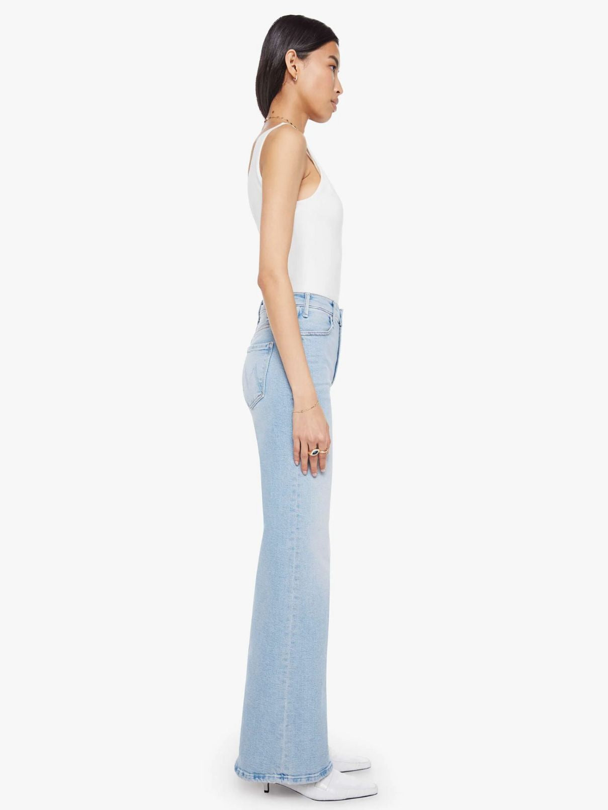 Mother Denim Hustler Roller Sneak in Complete 360