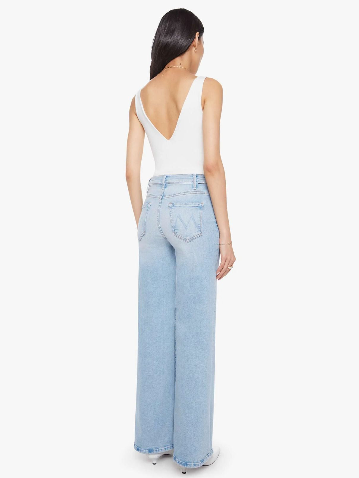 Mother Denim Hustler Roller Sneak in Complete 360