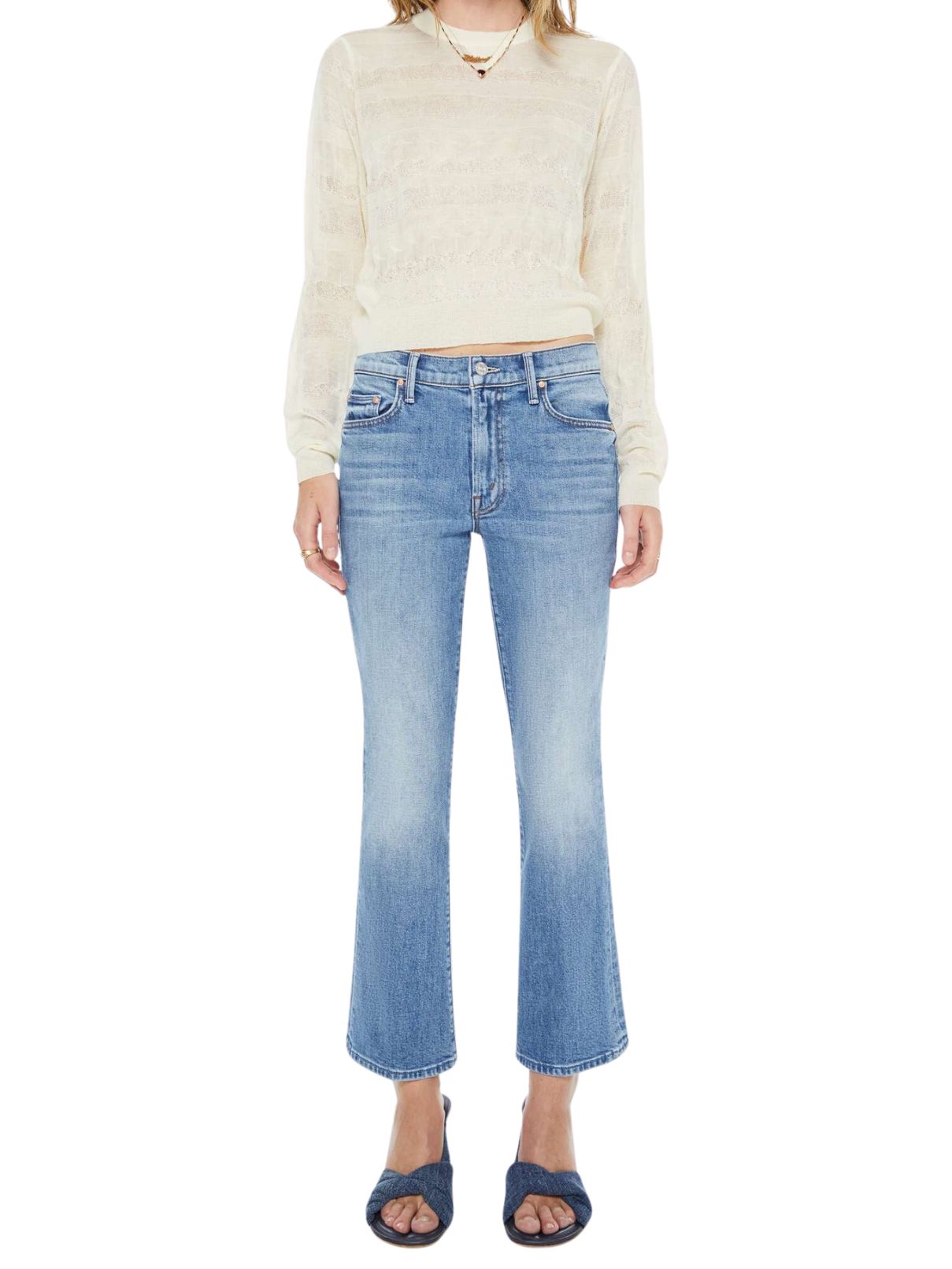 Mother Denim Outsider Flood in Heads Or Tails