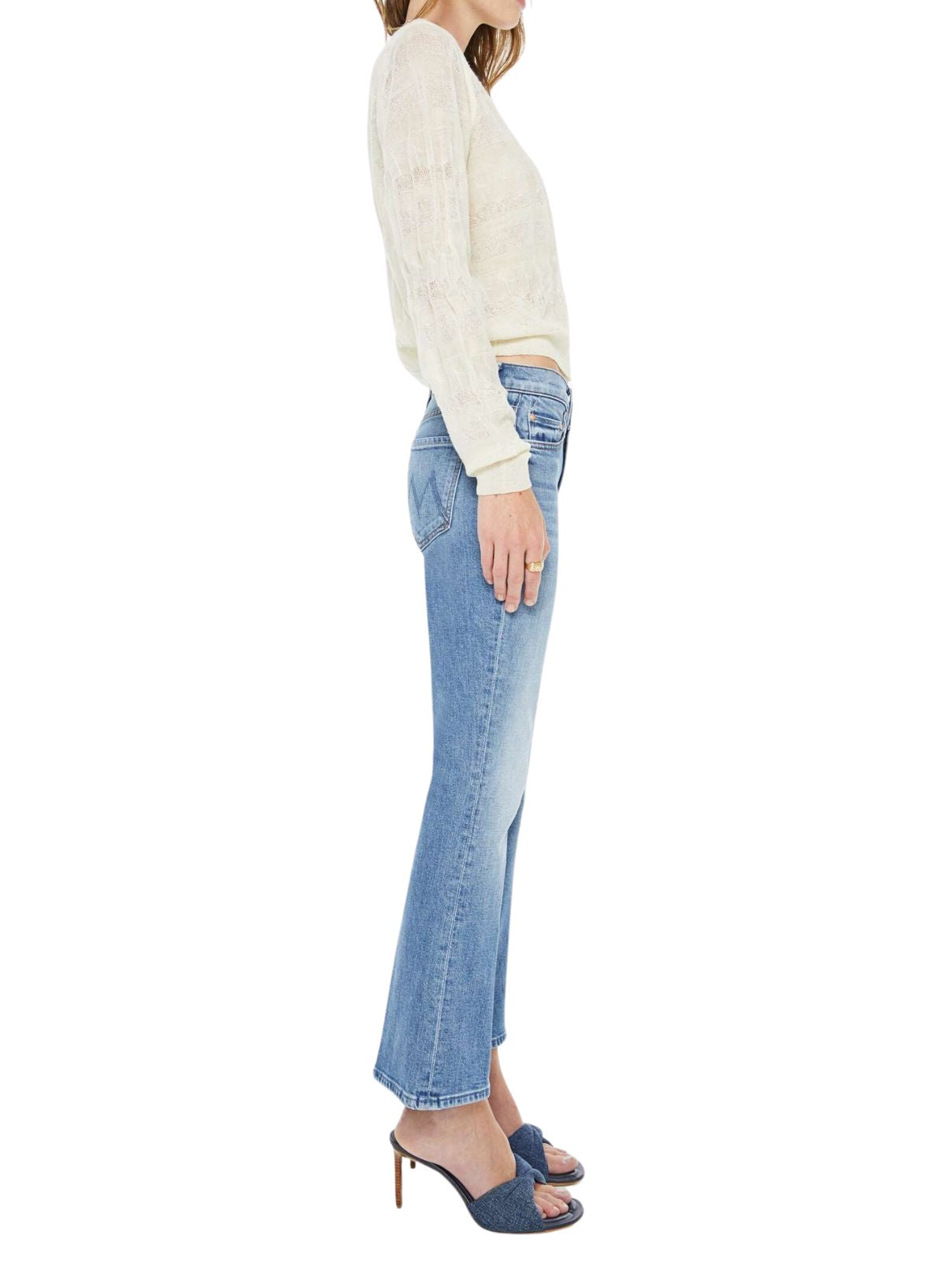Mother Denim Outsider Flood in Heads Or Tails