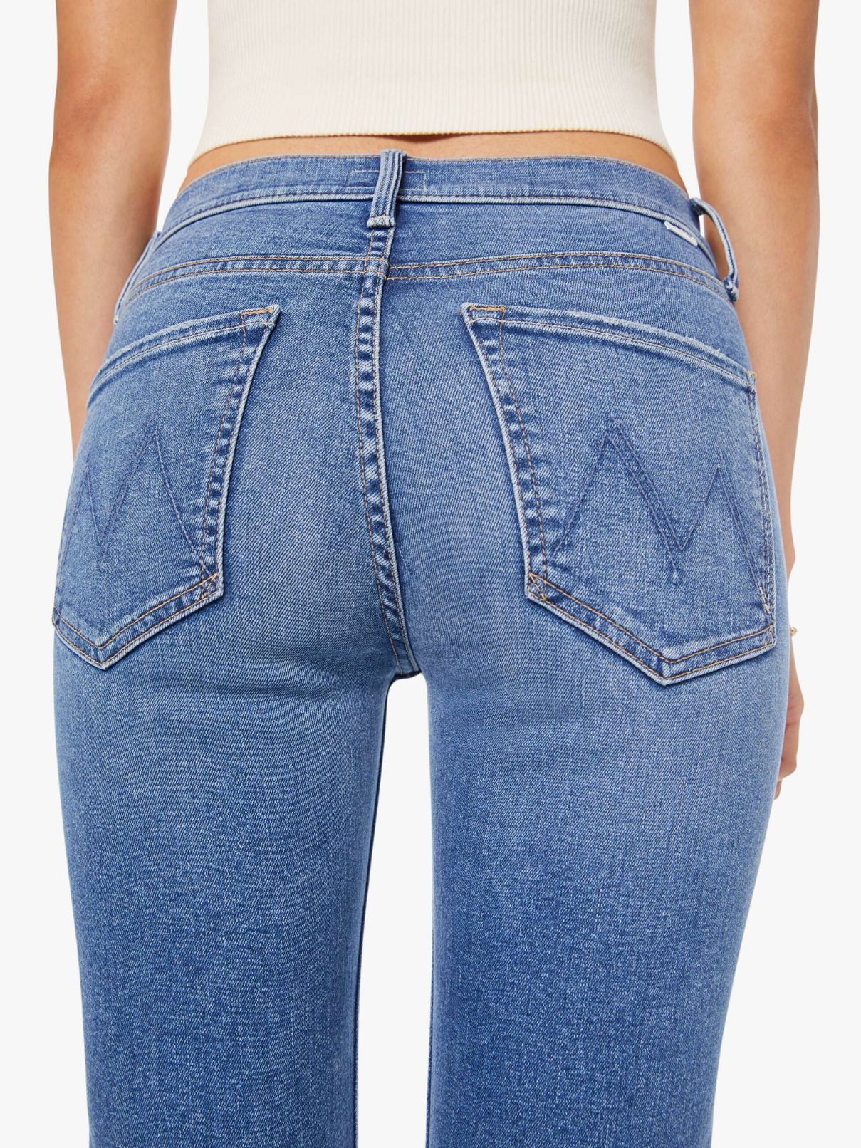Mother Denim Rider Hover MR in Swing and Miss