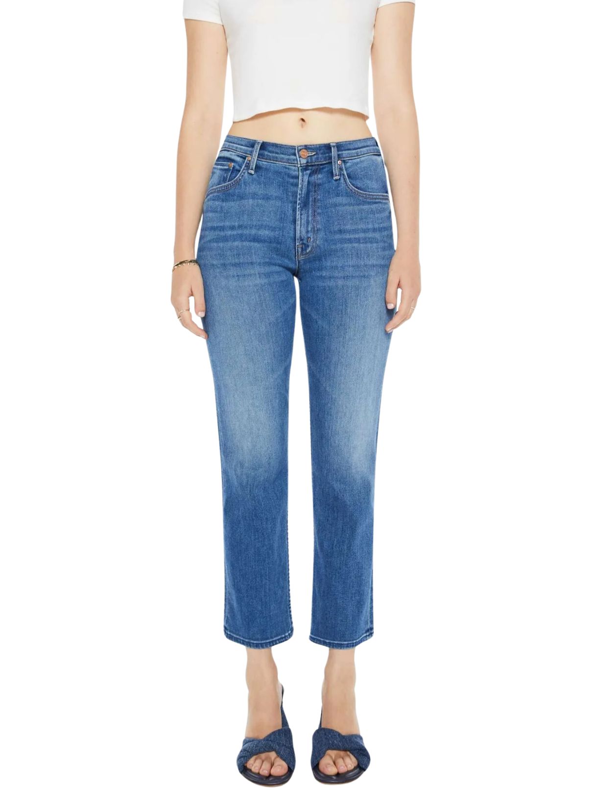 Mother Denim The Smarty Pants Flood in Connecting The Dots