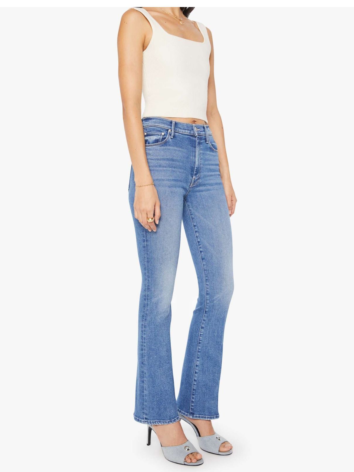Mother Denim Weekender HR Skimp in Swing and Miss