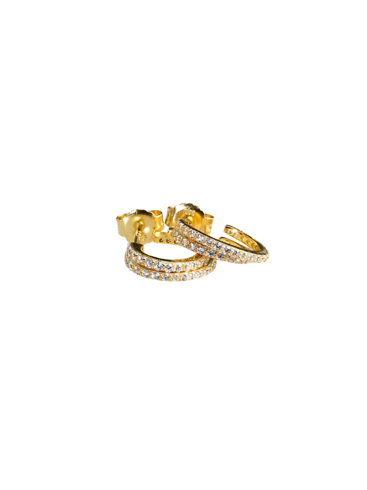 Native Gem Evil Twin Huggies in Gold