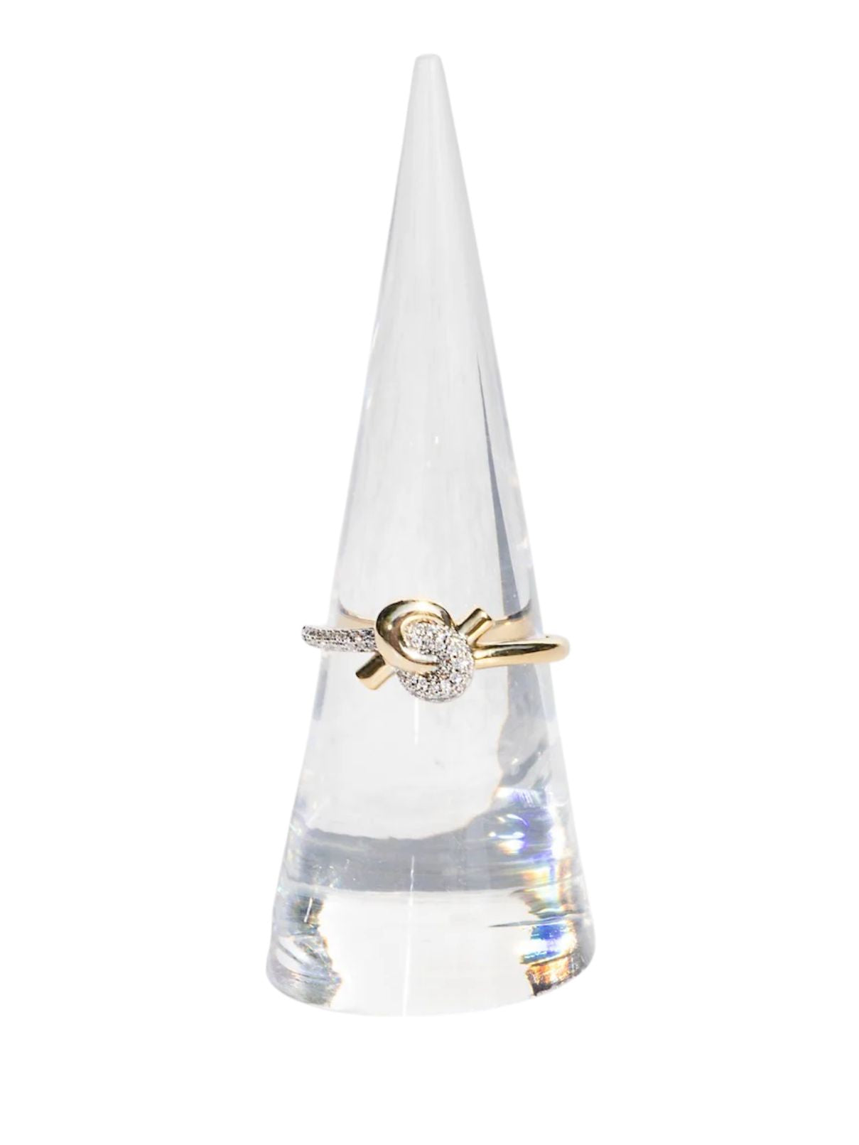 Native Gem Love Knot Ring in Duo