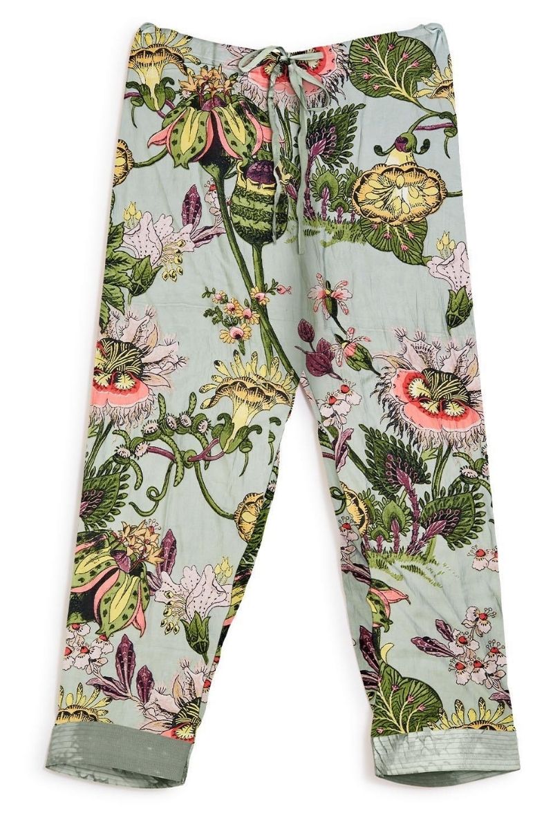 One Hundred Stars One Size Eccentric Bloom Putty Lounge Pant