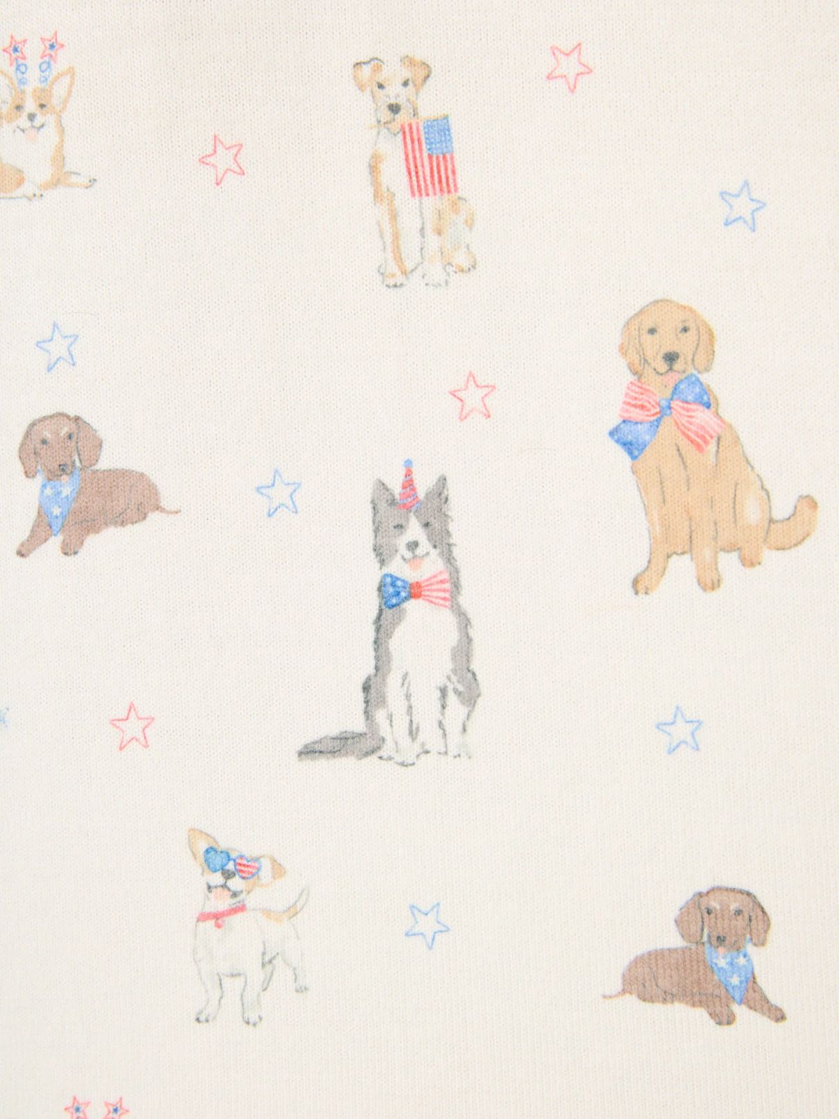 P J Salvage Red White & Woof Short in Ivory