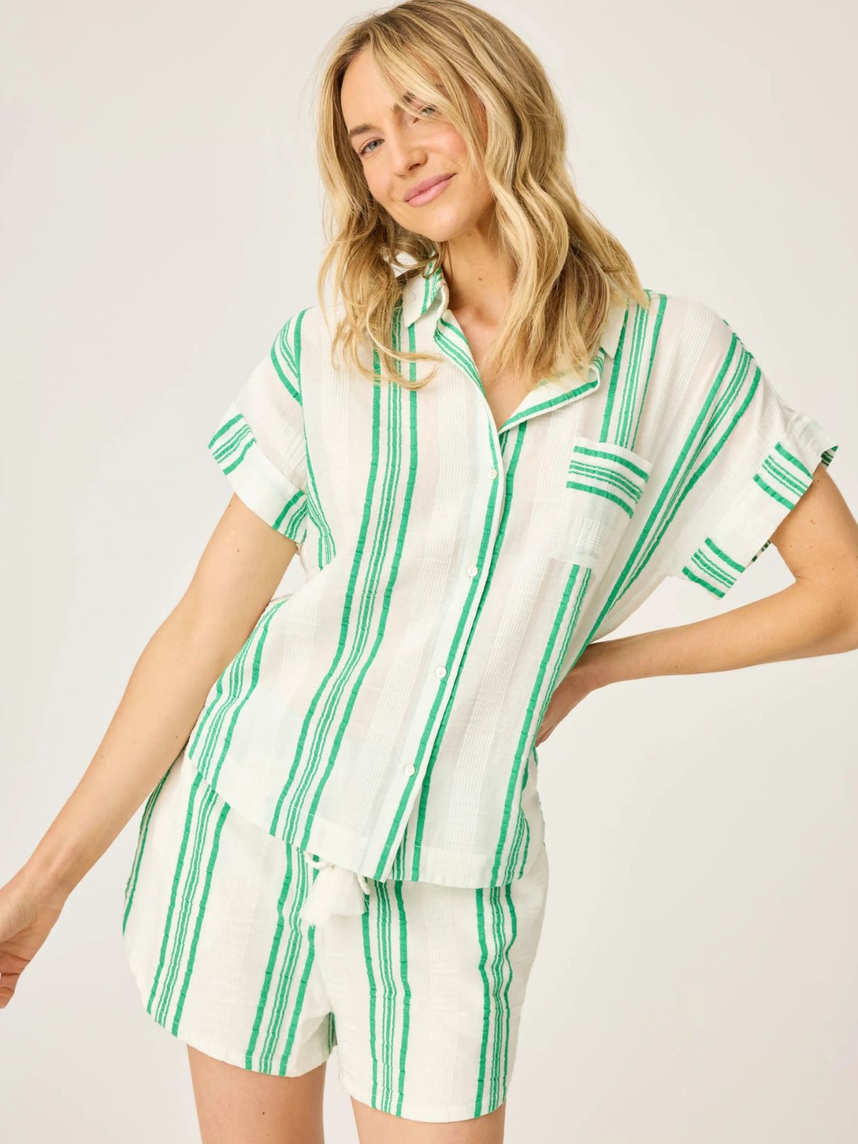 PJ Salvage Beachcomber Stripe Set