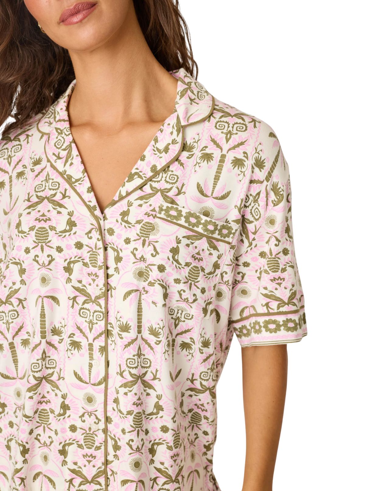 PJ Salvage Déjà Vu Dreams Tiki Time Short PJ Set