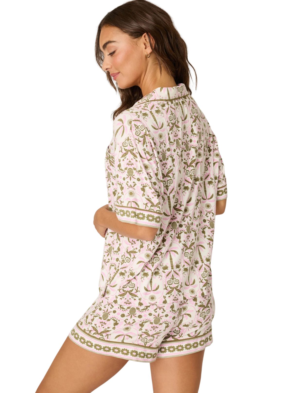 PJ Salvage Déjà Vu Dreams Tiki Time Short PJ Set