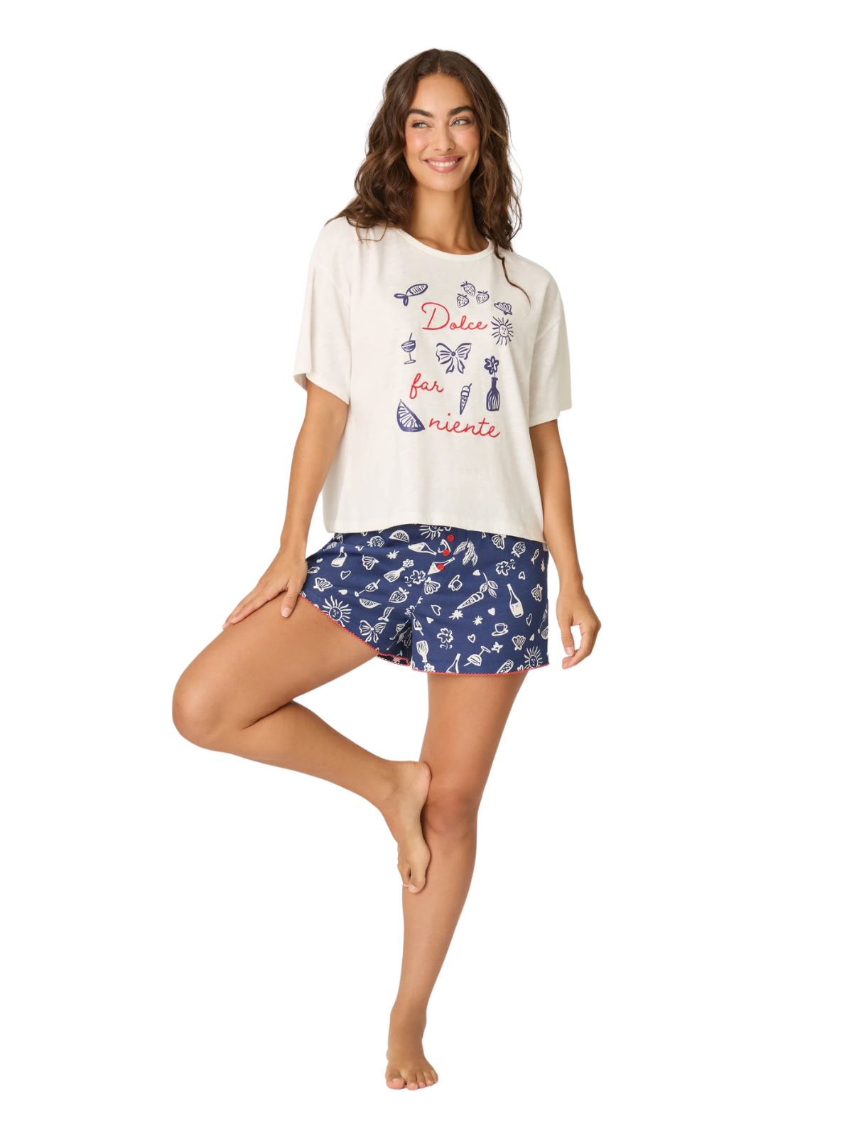 PJ Salvage Dolce Far Niente Short PJ Set