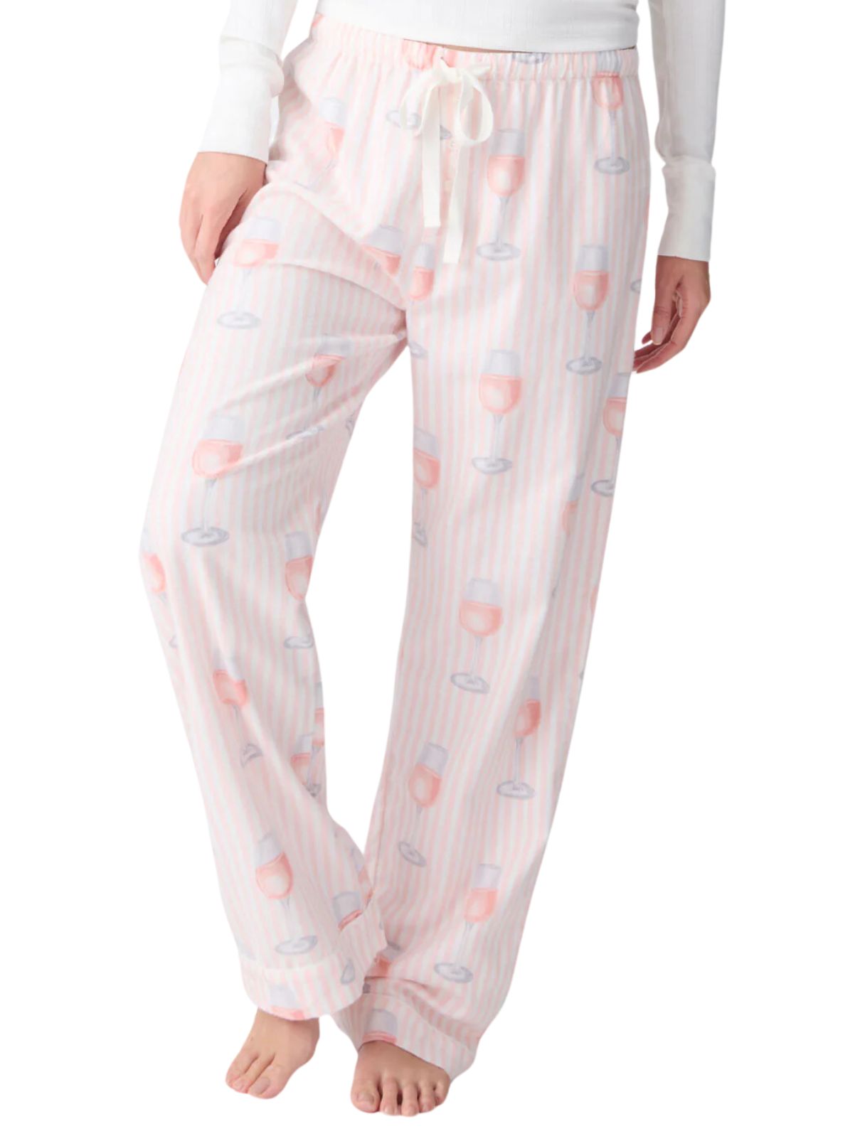 PJ Salvage Flannels in Pink Mist
