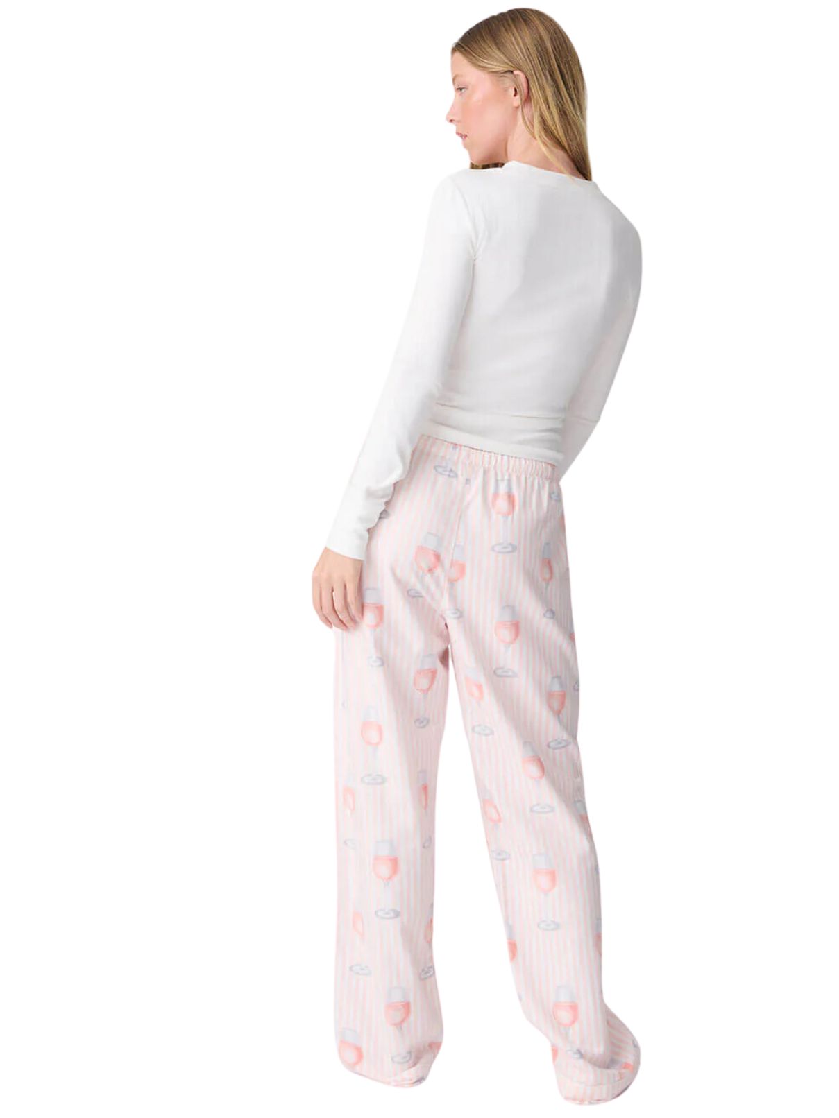 PJ Salvage Flannels in Pink Mist