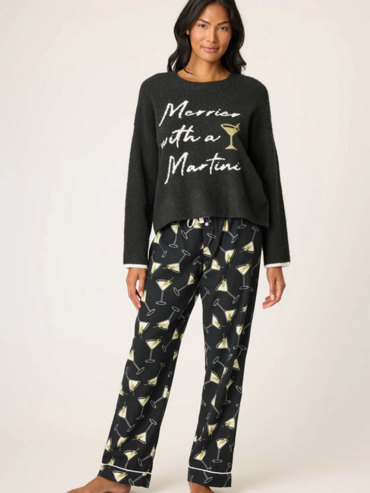 PJ Salvage L/S Merrier With A Martini