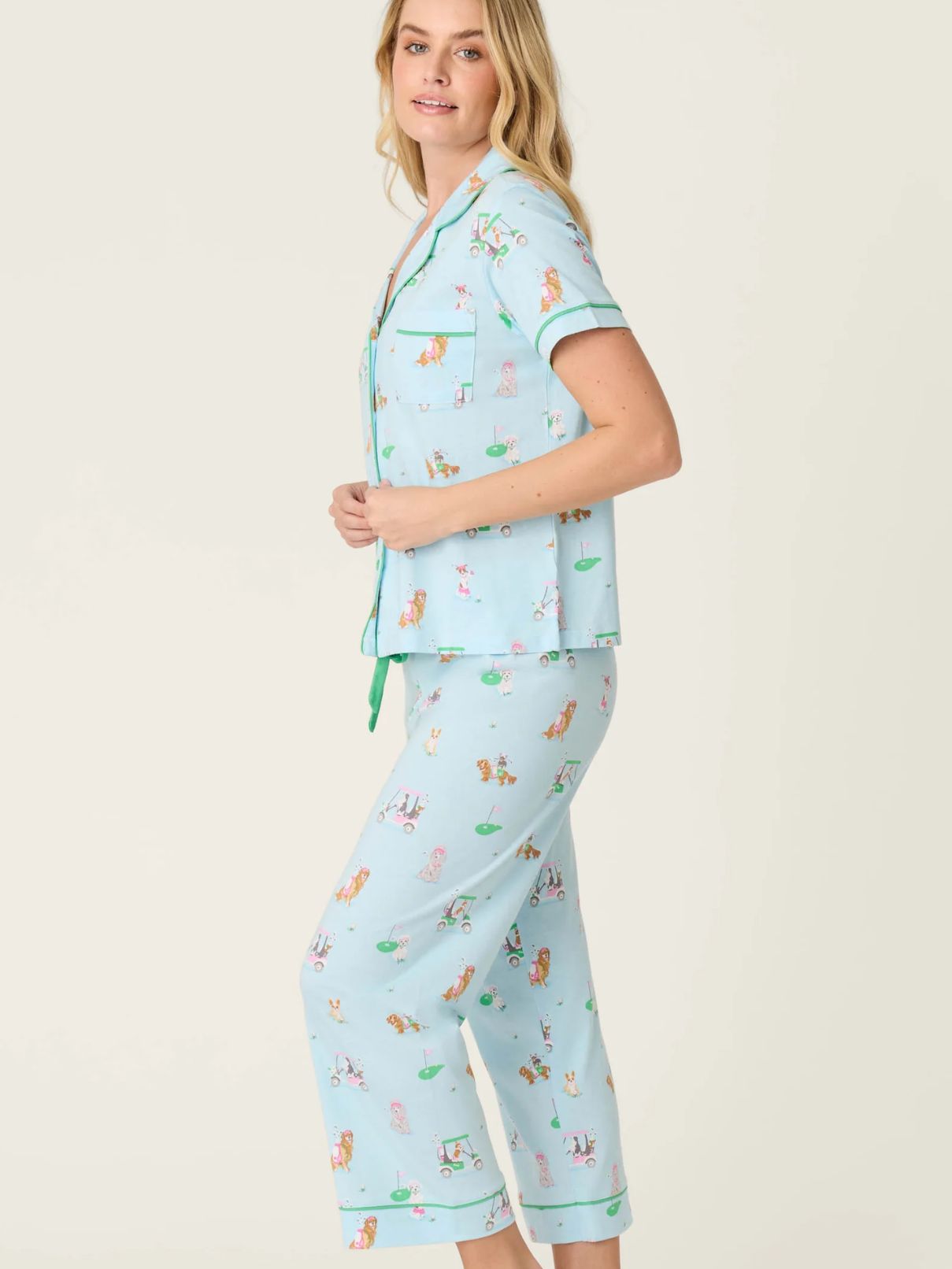 PJ Salvage Whimsy Pj Set in Lt Blue