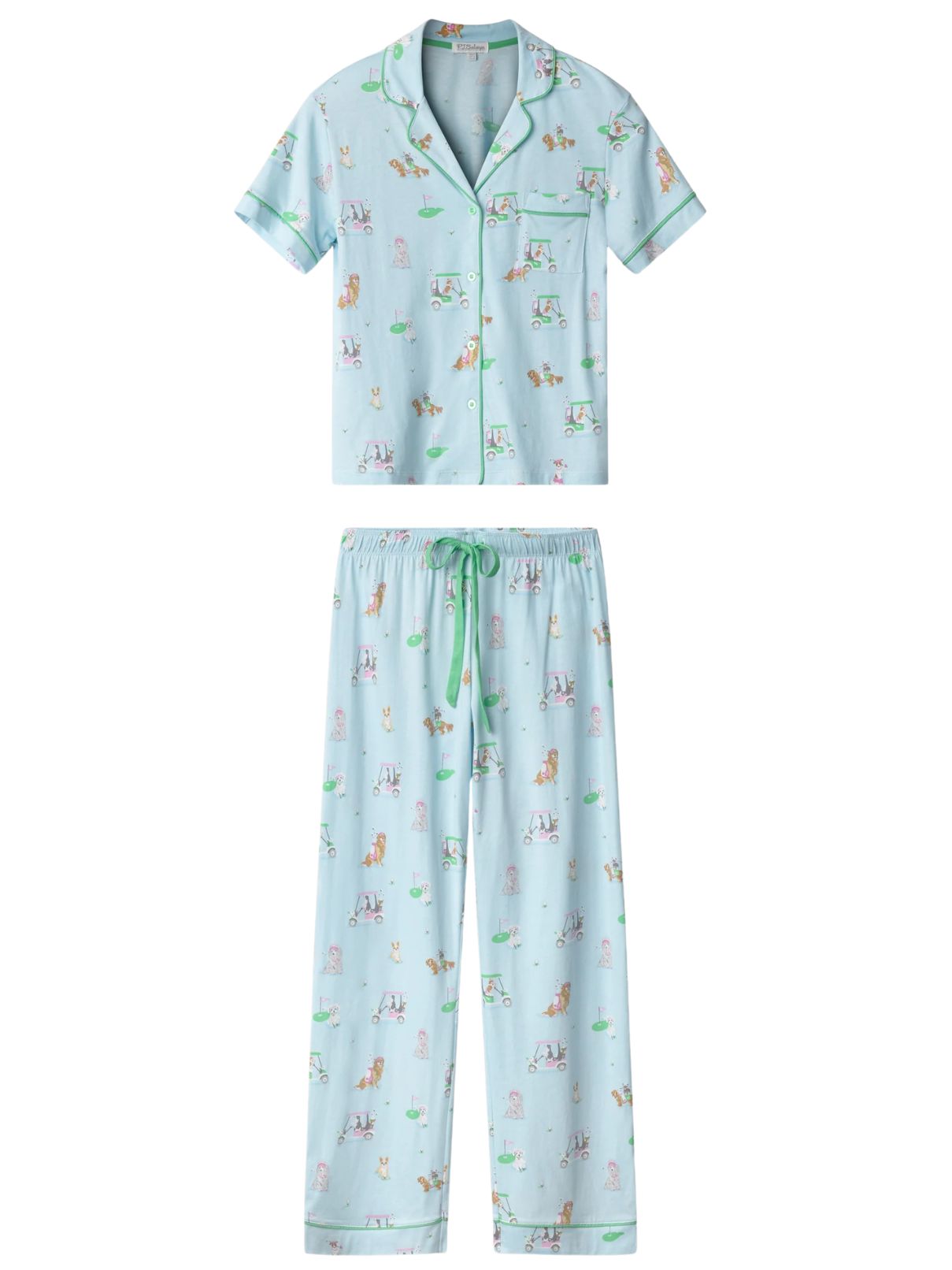 PJ Salvage Whimsy Pj Set in Lt Blue