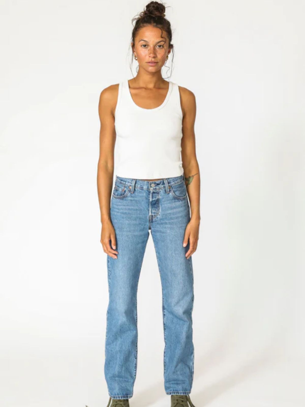 Perfect White Tee Debbie Longer Blondie Tee in White