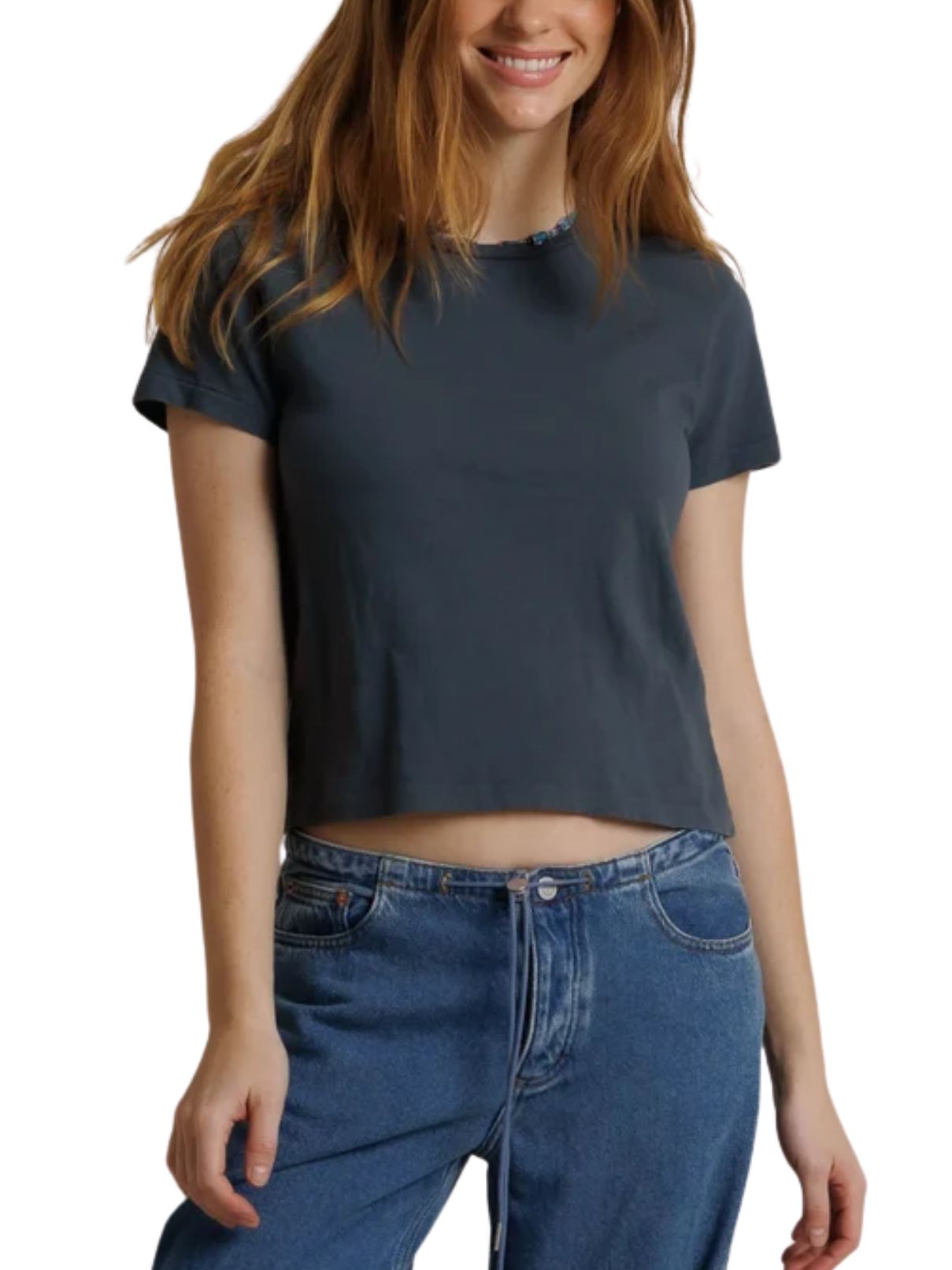 Perfect White Tee Harley Boxy Crewneck Tee – Turbulence