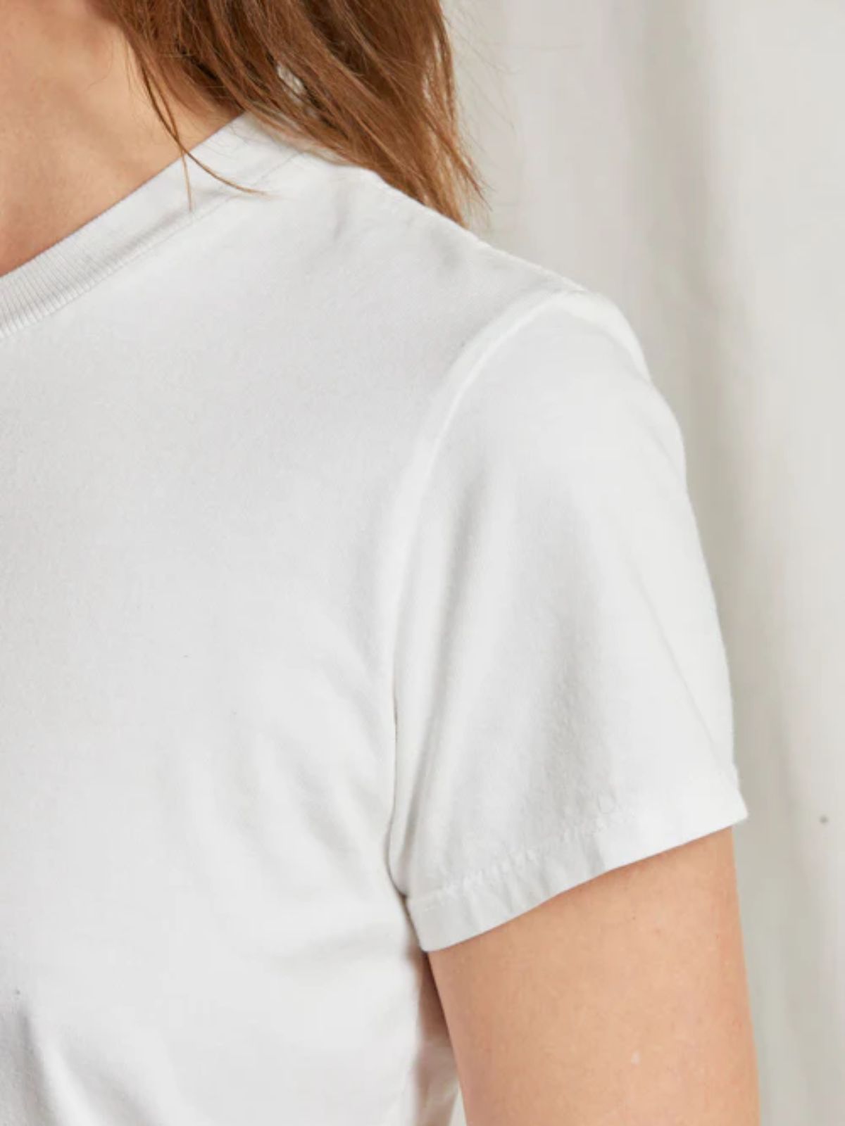 Perfect White Tee Springsteen Baby Tee in White