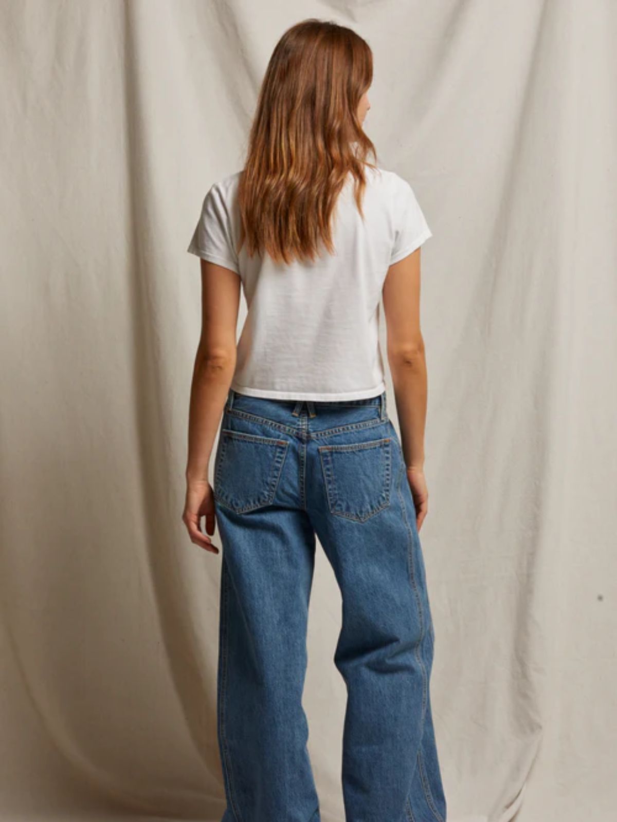 Perfect White Tee Springsteen Baby Tee in White