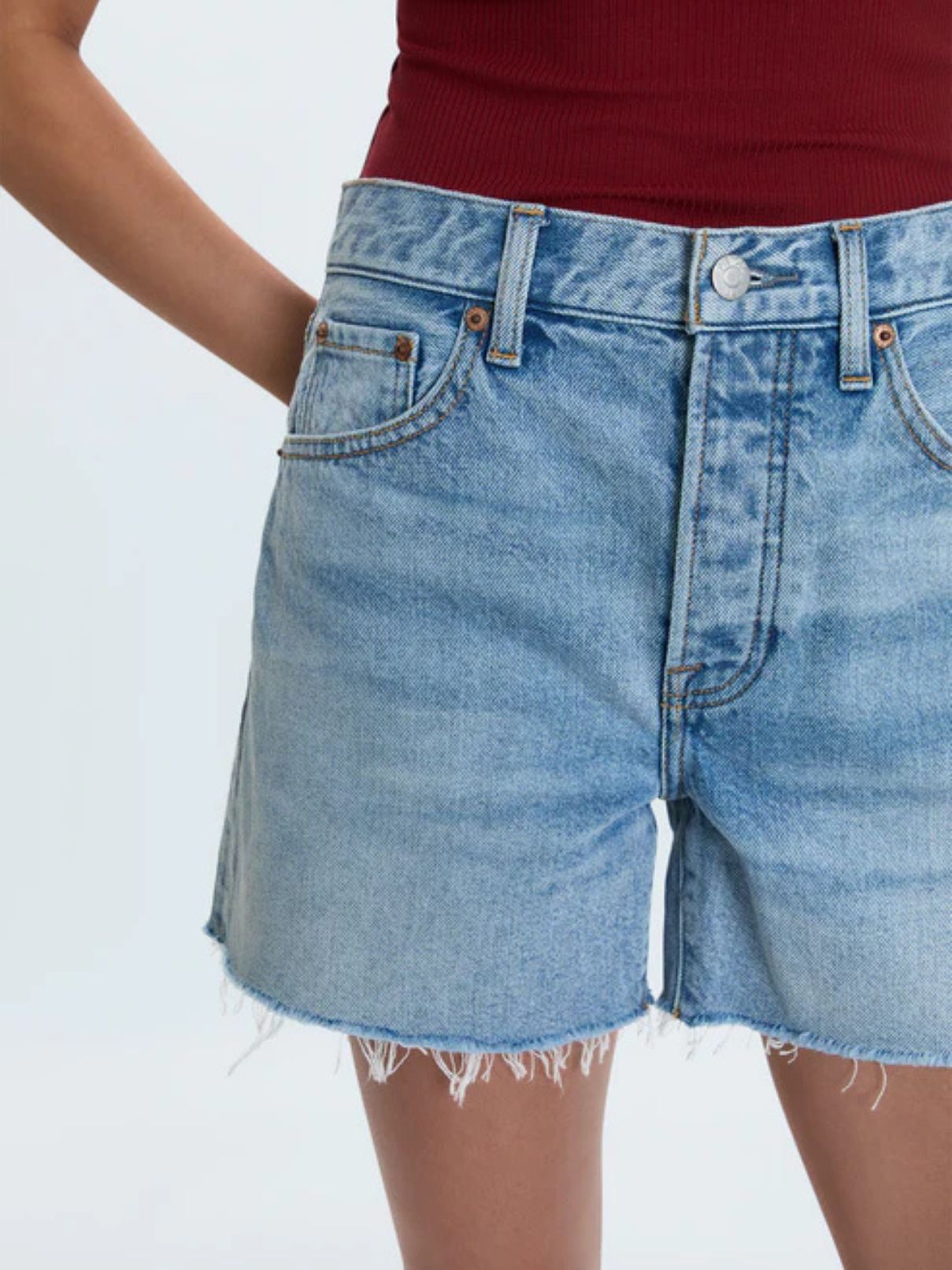 Pistola Andie Hi Rise Cut Off in Notion