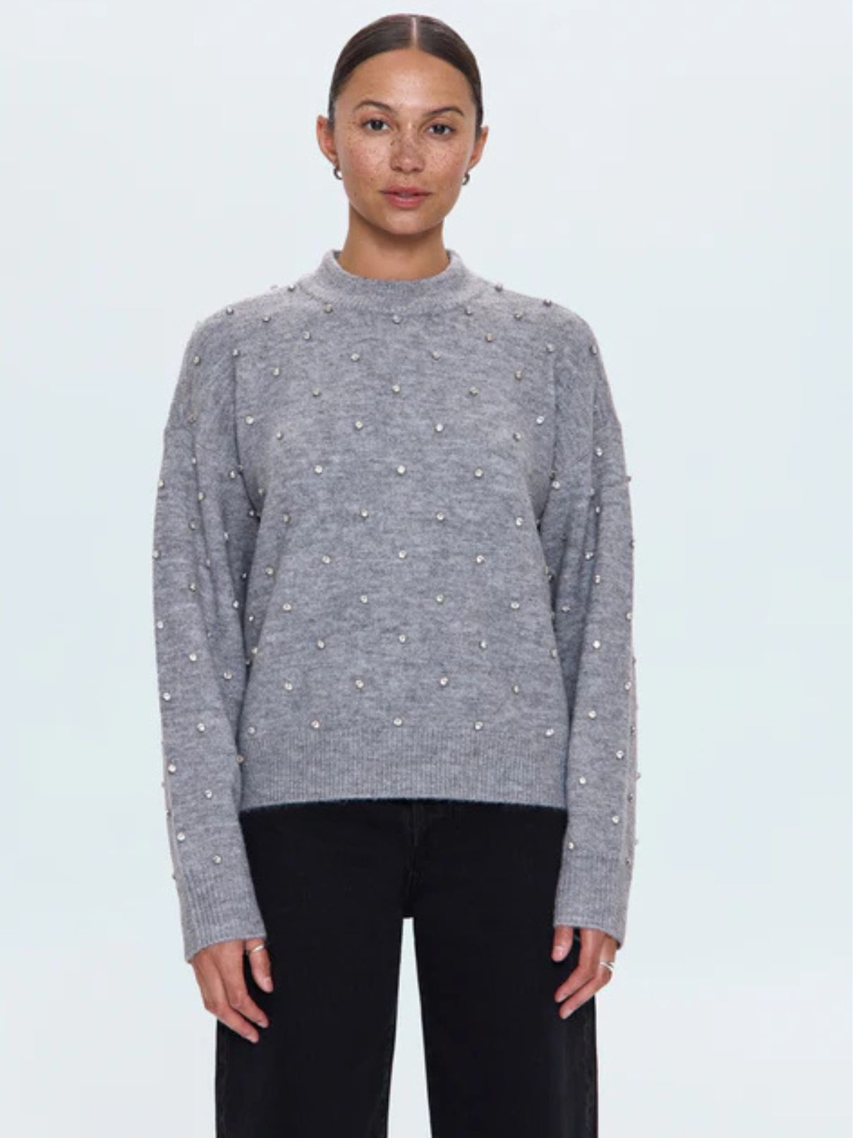 Pistola Aura Charcoal Diamonte Sweater
