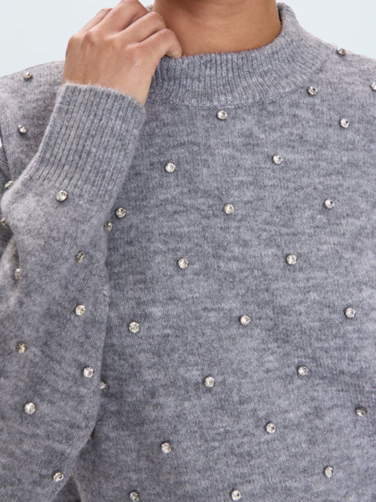 Pistola Aura Charcoal Diamonte Sweater