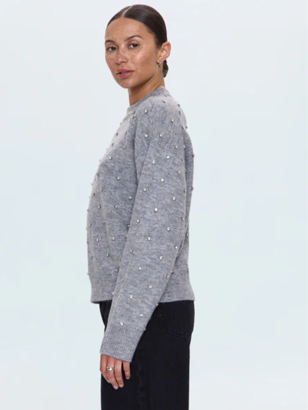 Pistola Aura Charcoal Diamonte Sweater