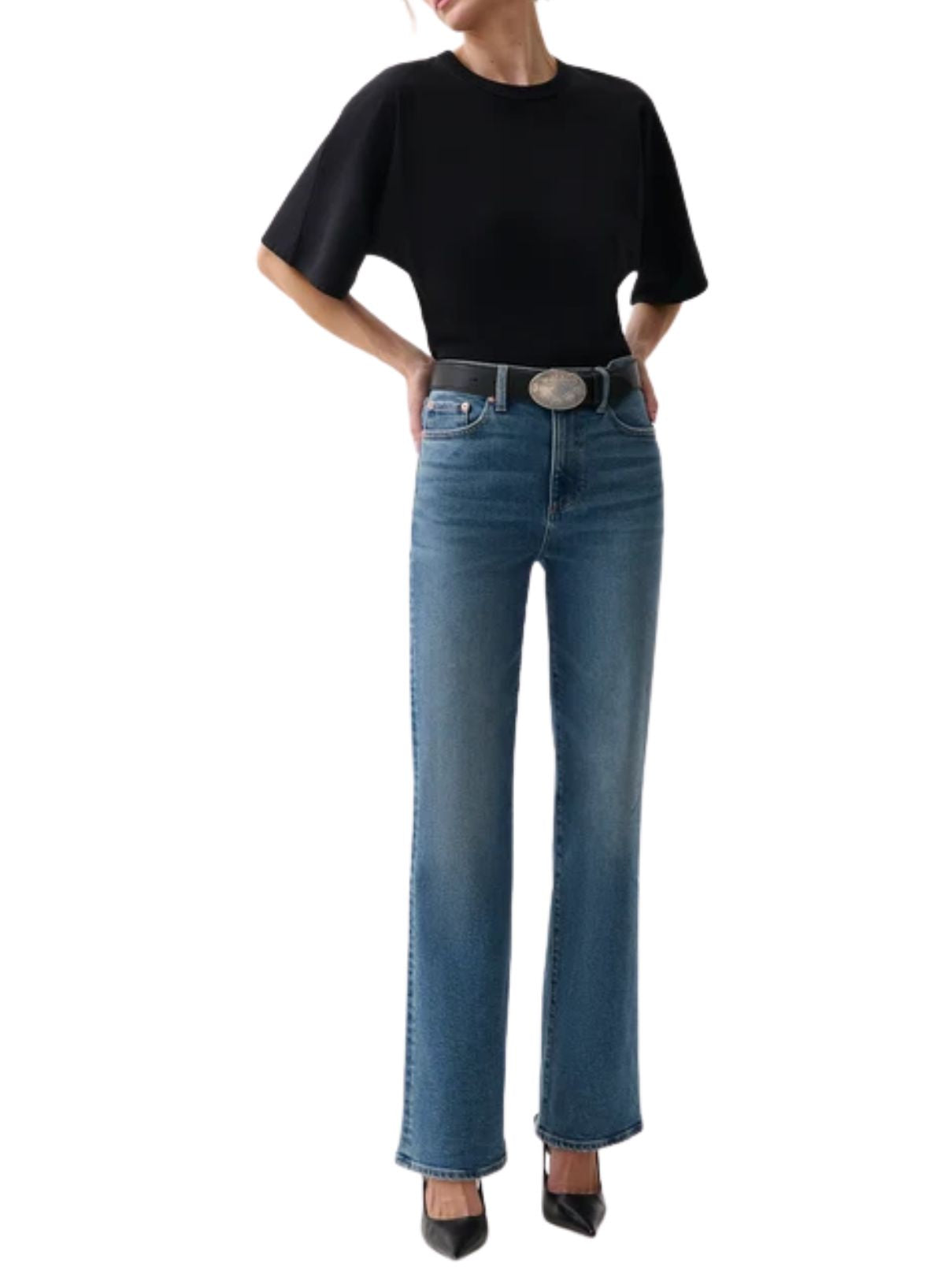 Pistola Evie High Rise Full Length Slim Boot Jeans – Soho