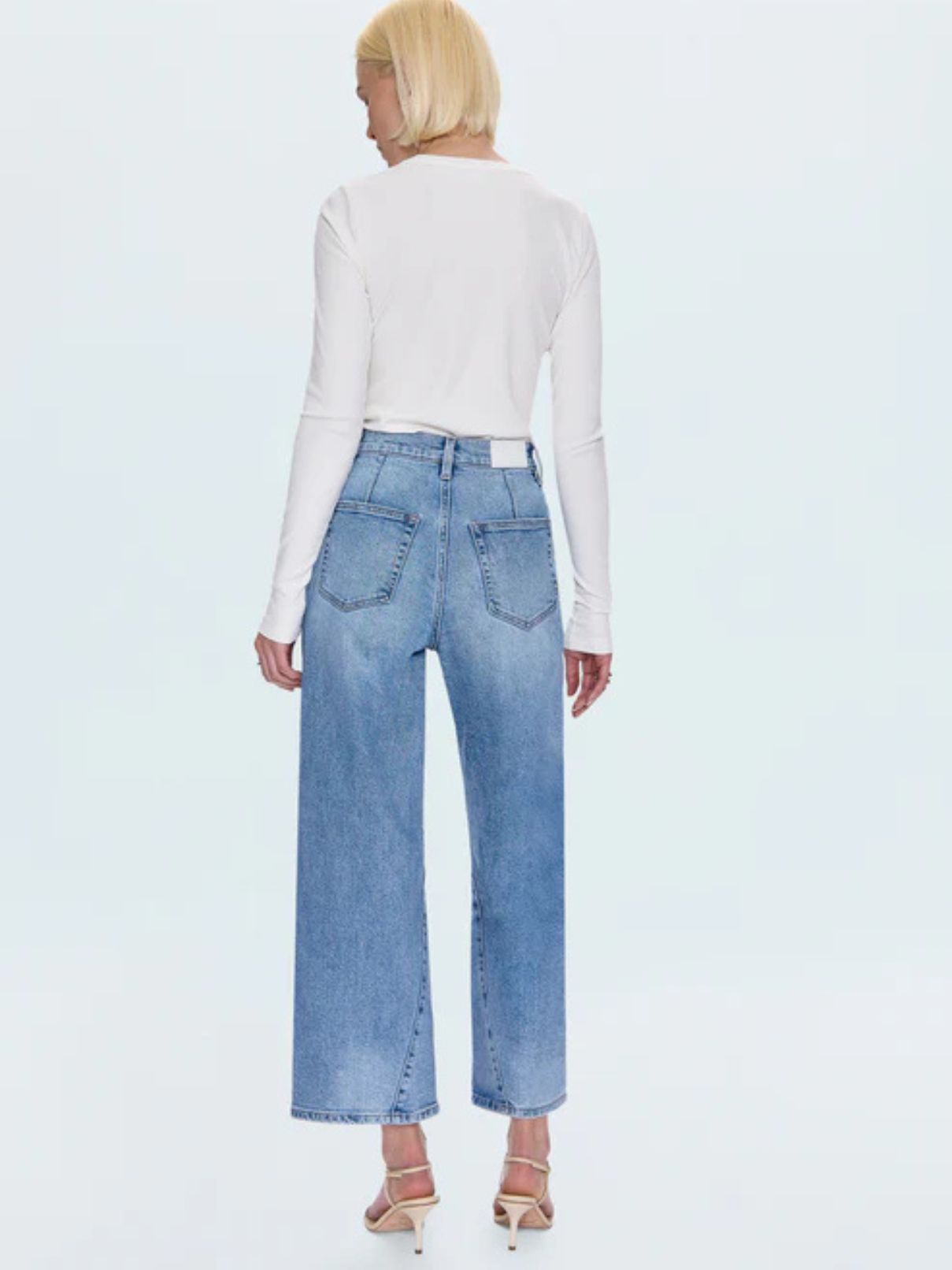 Pistola Kyra Hi Rise Bowed Ankle Jean in Terrace
