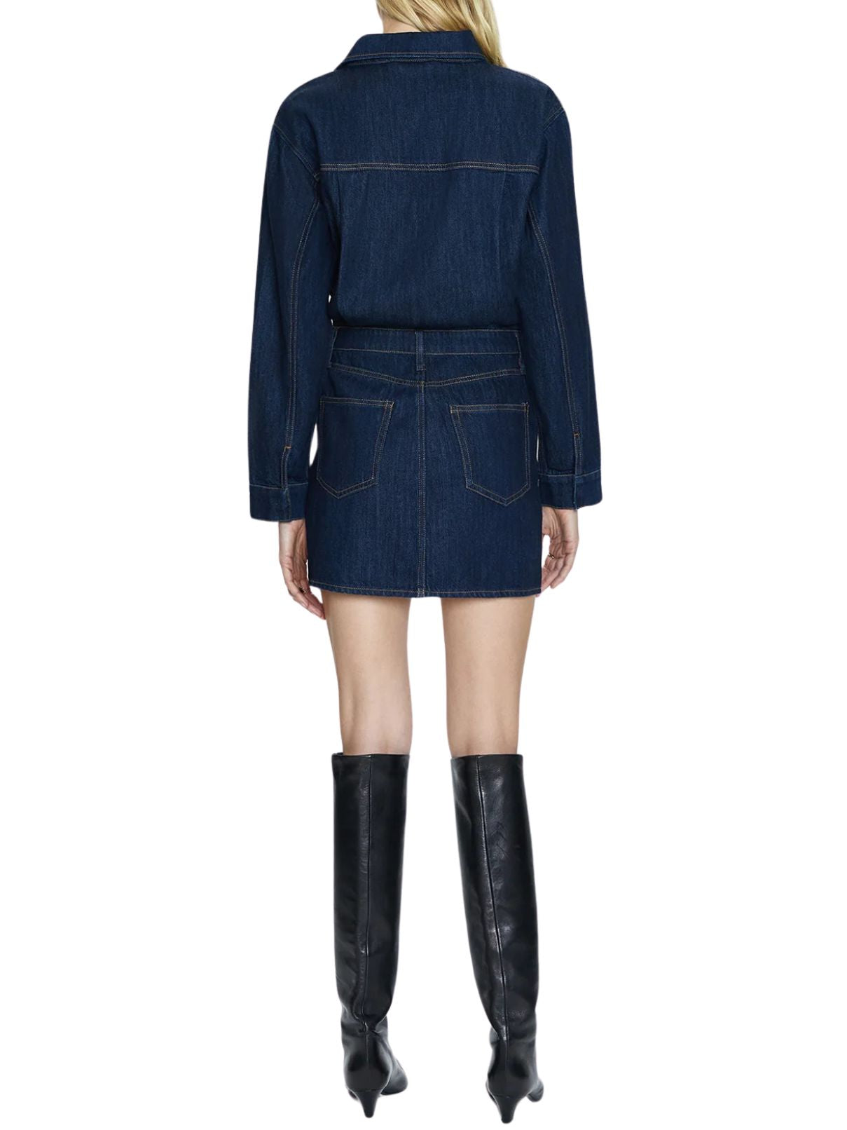 Pistola Nina L/S Denim Mini