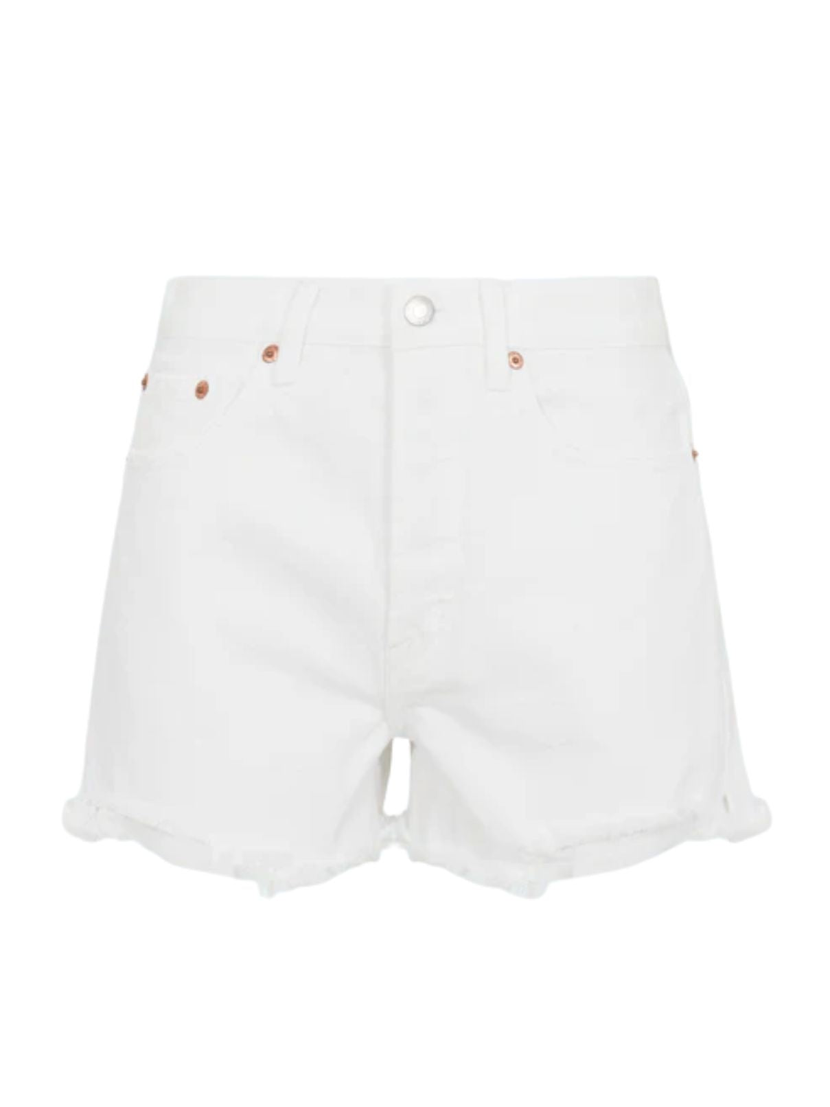 Pistola Nova Hi Rise Cut Off in Luxe White Vintage