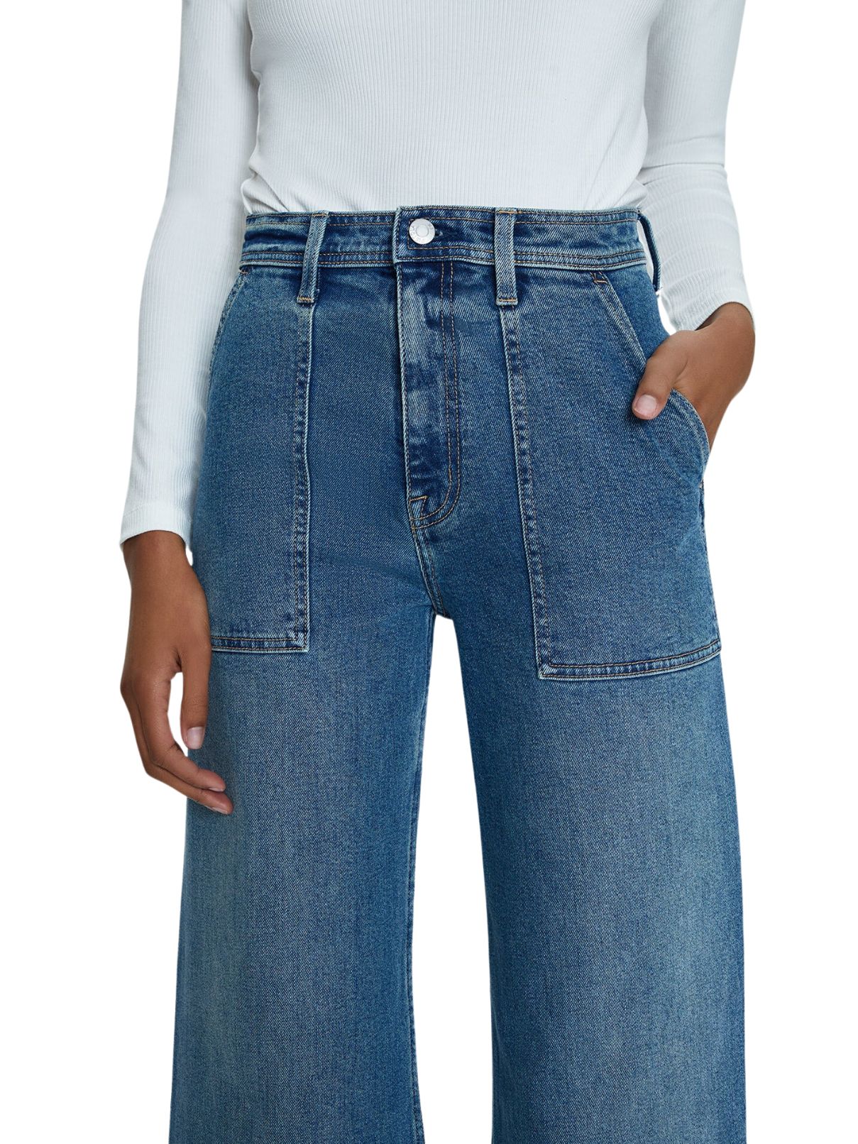 Pistola Penny Utility Long Jean in Canal