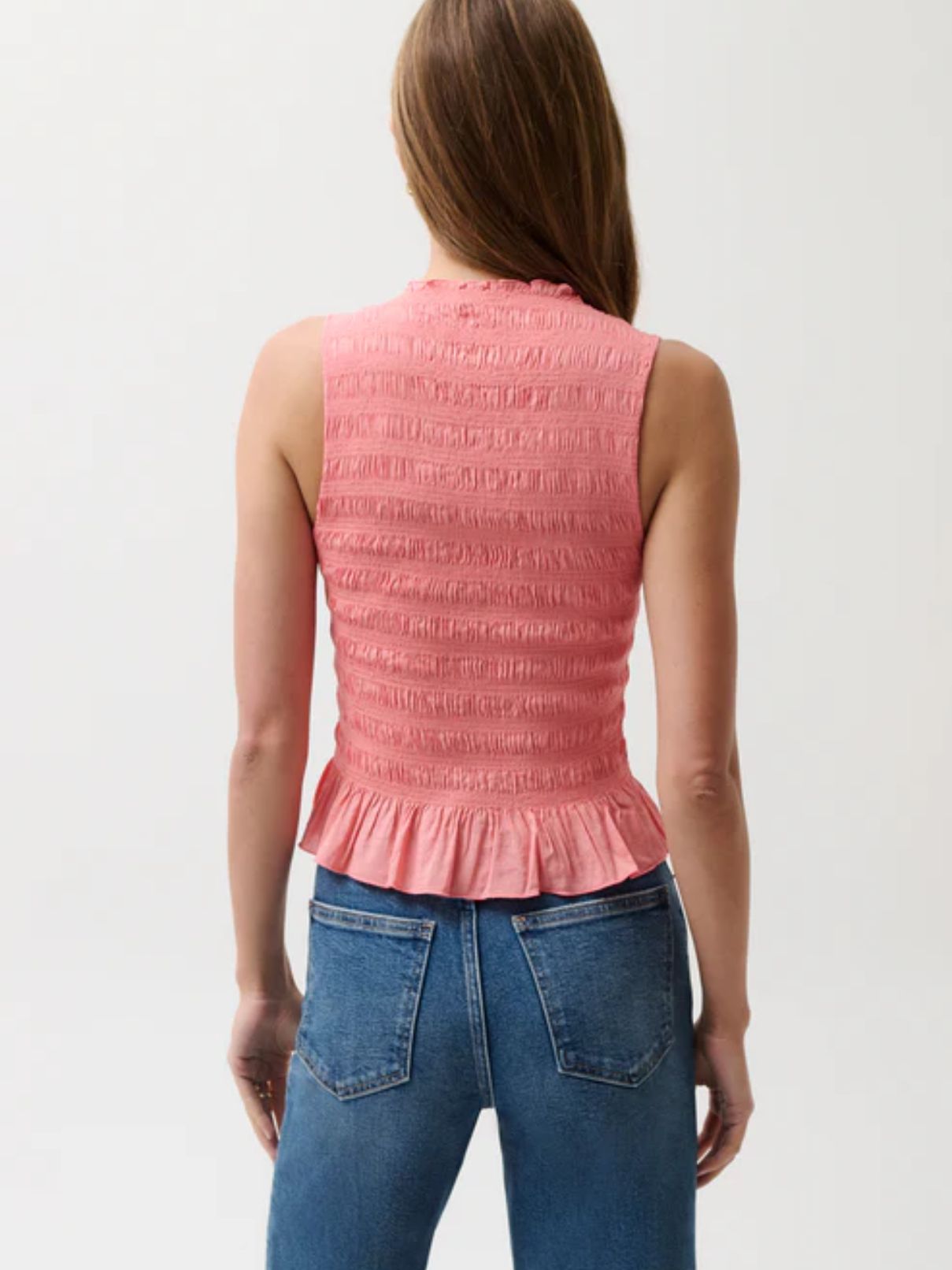 Pistola Phoebe Top in Coral Rose
