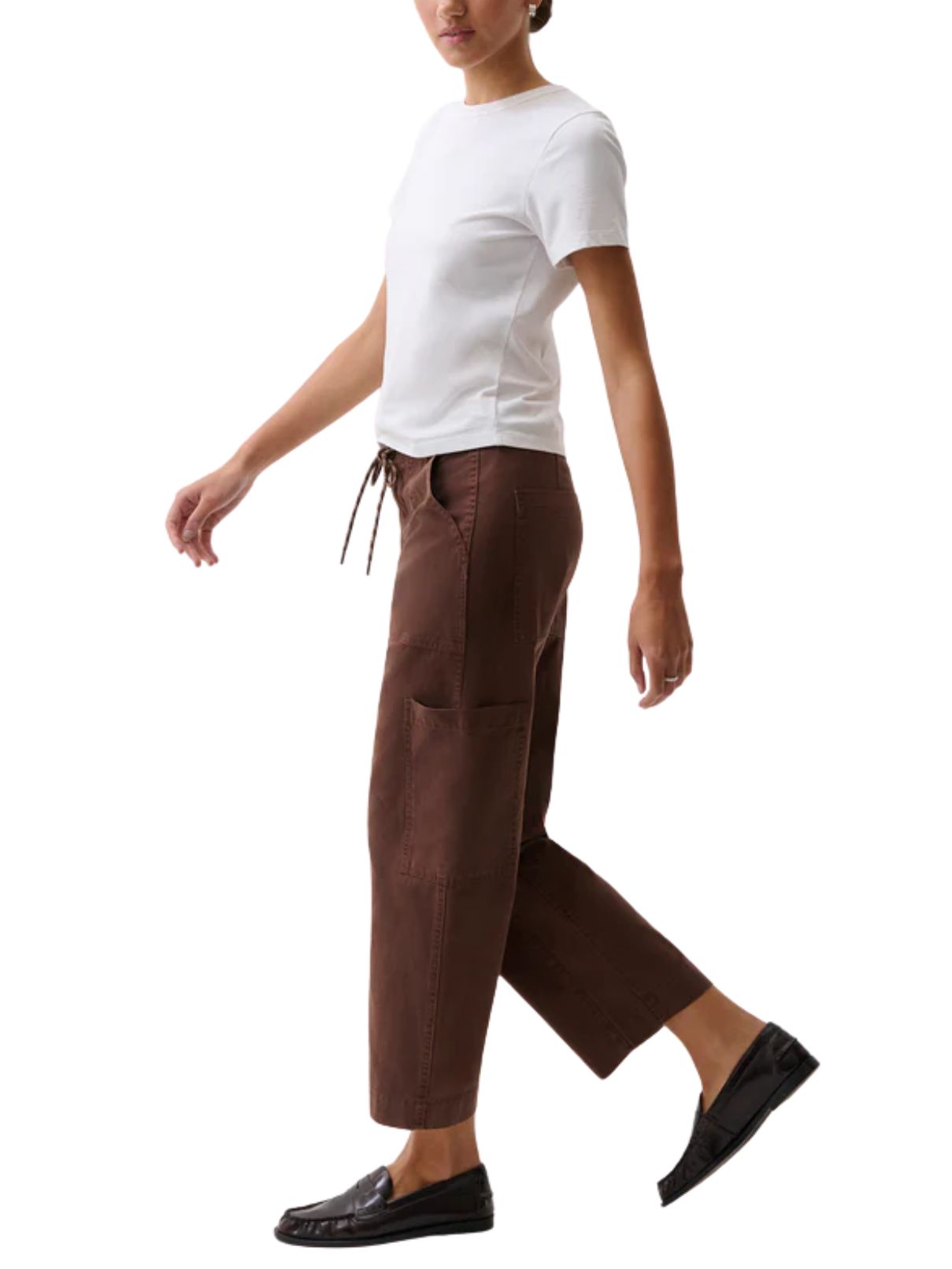 Pistola Sabrina Curved Utility Pants in Lindt