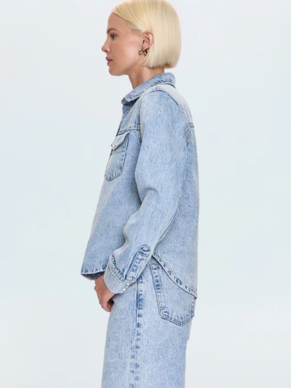 Pistola Thea Modena Vintage Shrunken Shirt Jacket