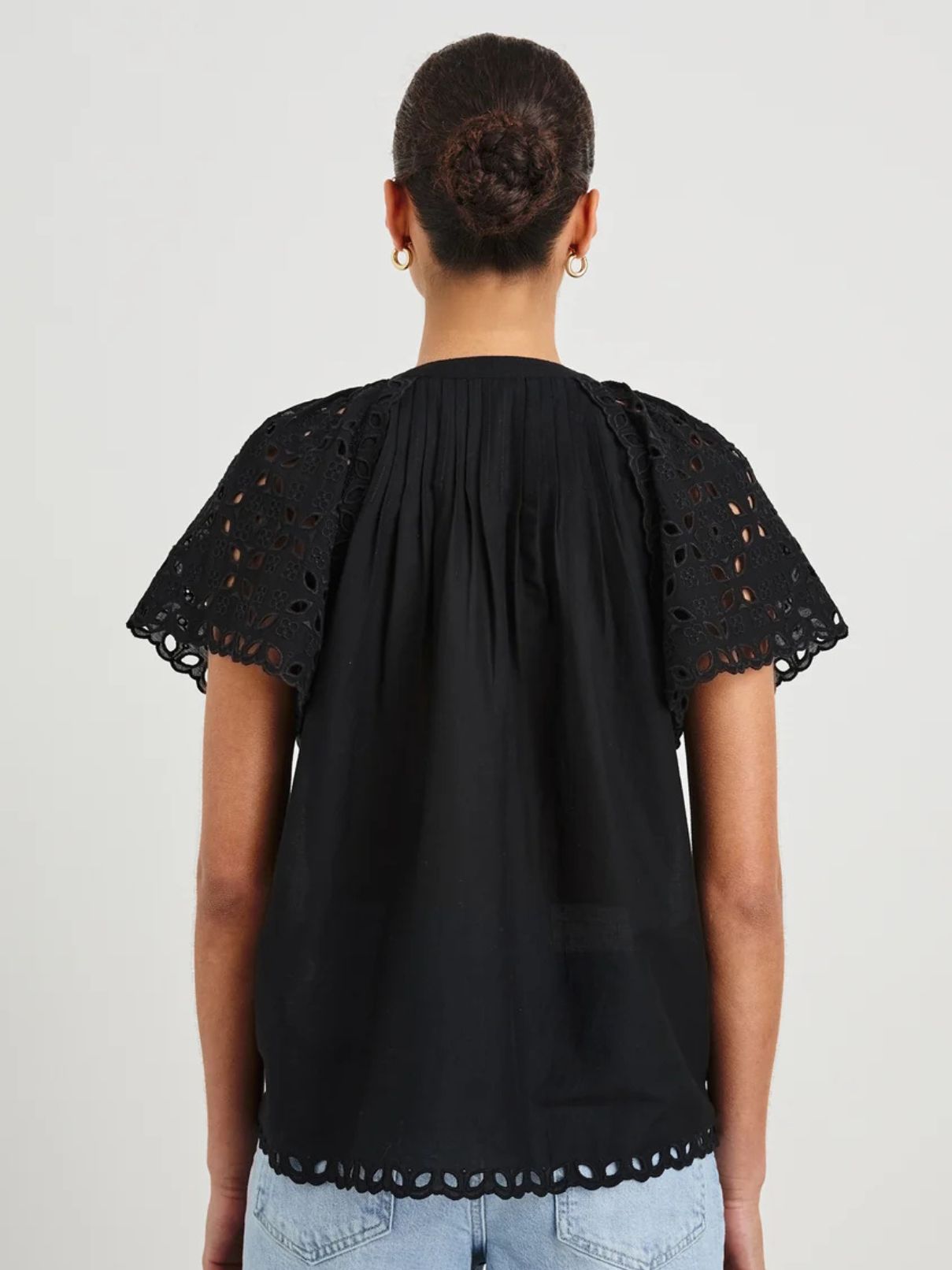 Rails Cerise Blouse in Black