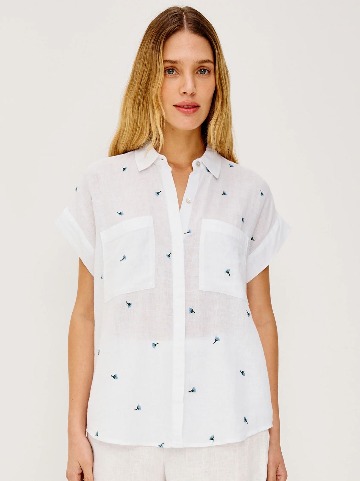 Rails Cito Top in Bluebell Carnations