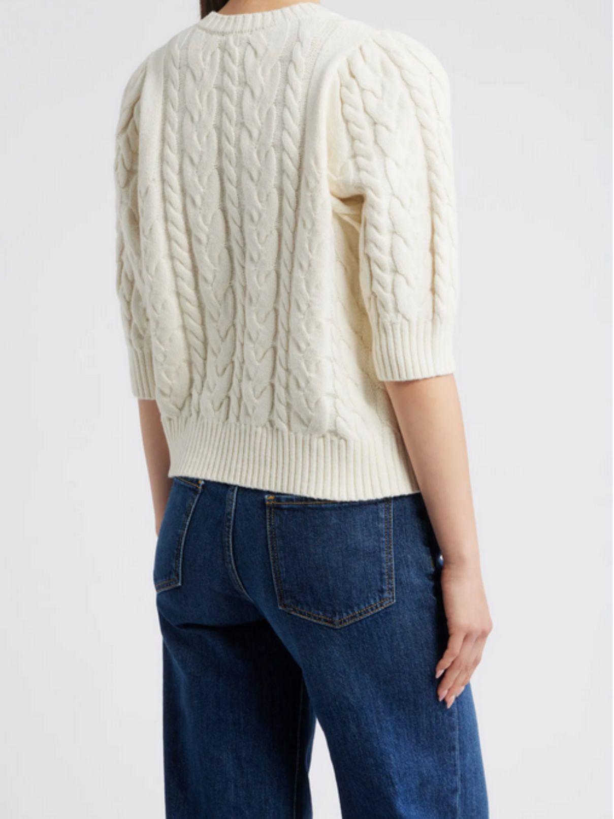 Rails Clarissa Sweater in Ivory Cables