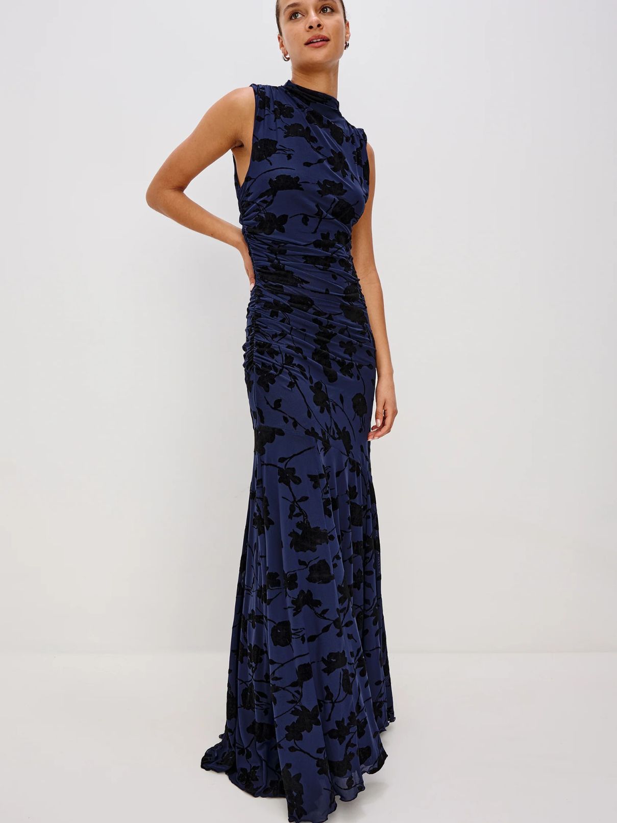 Rails Cosmos Dress in Navy Tossed Roses