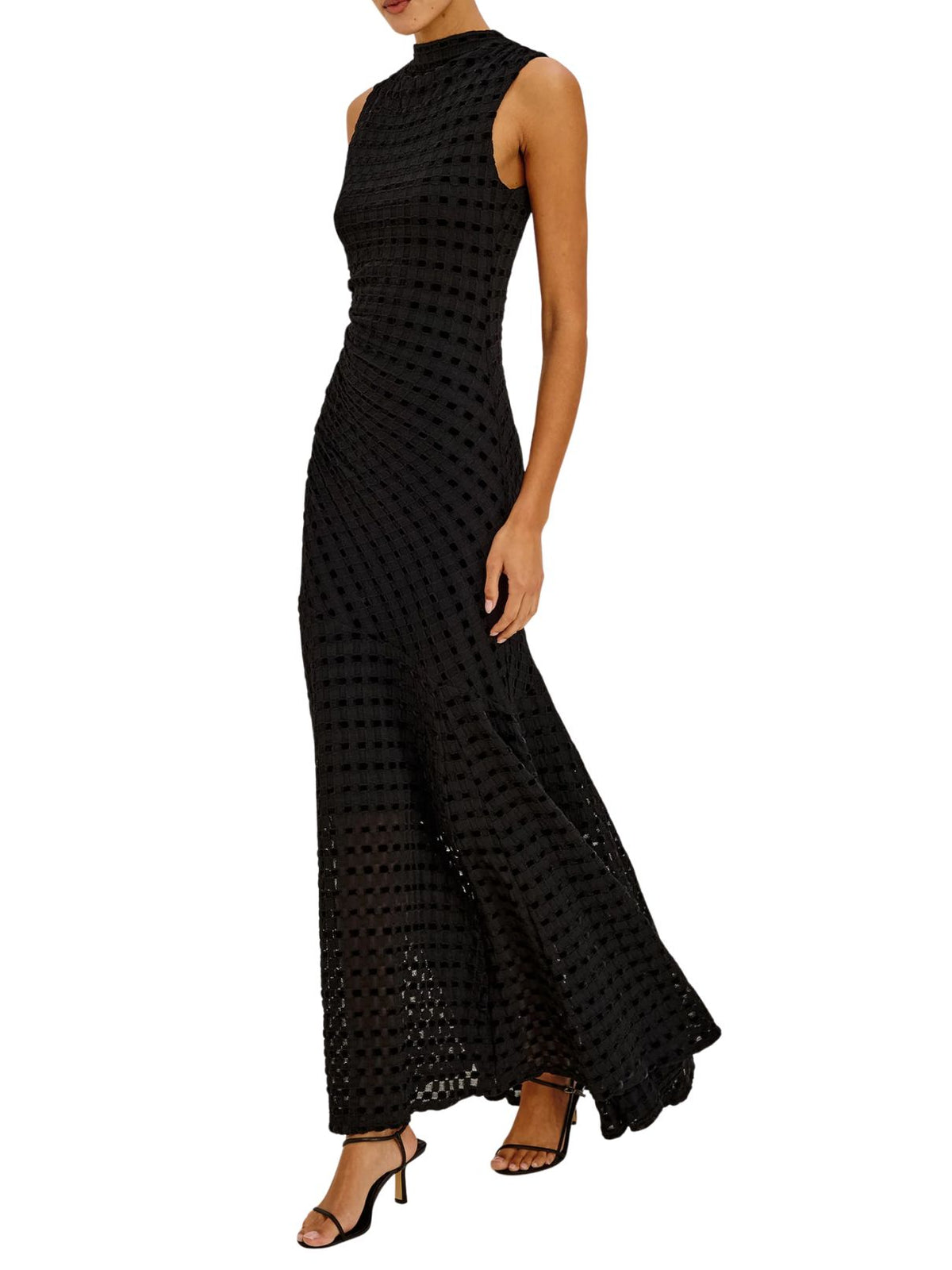 Rails Cosmos Maxi Dress in Black Checkerboard