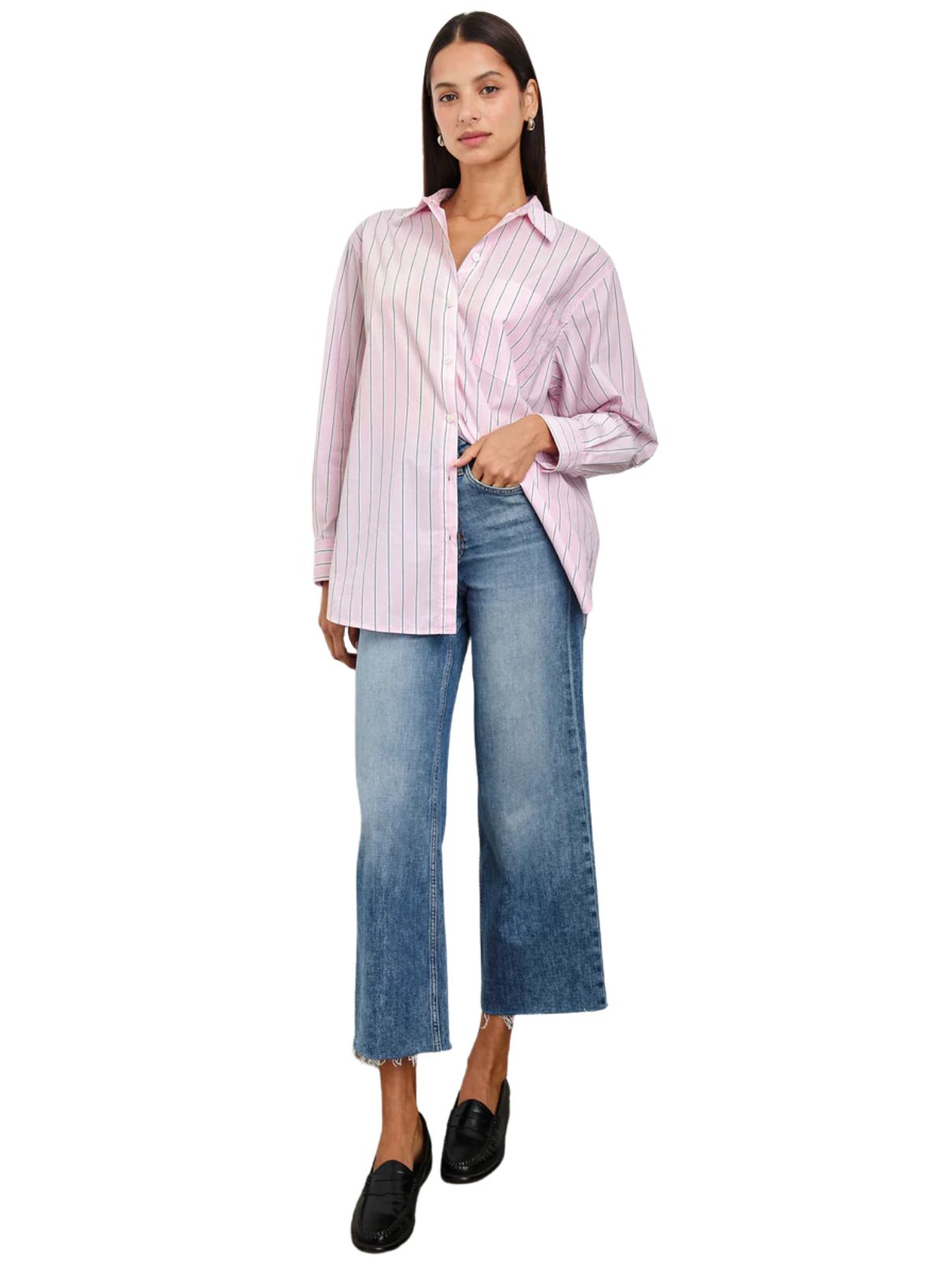 Rails Elsa Cherry Blossom Stripe Shirt