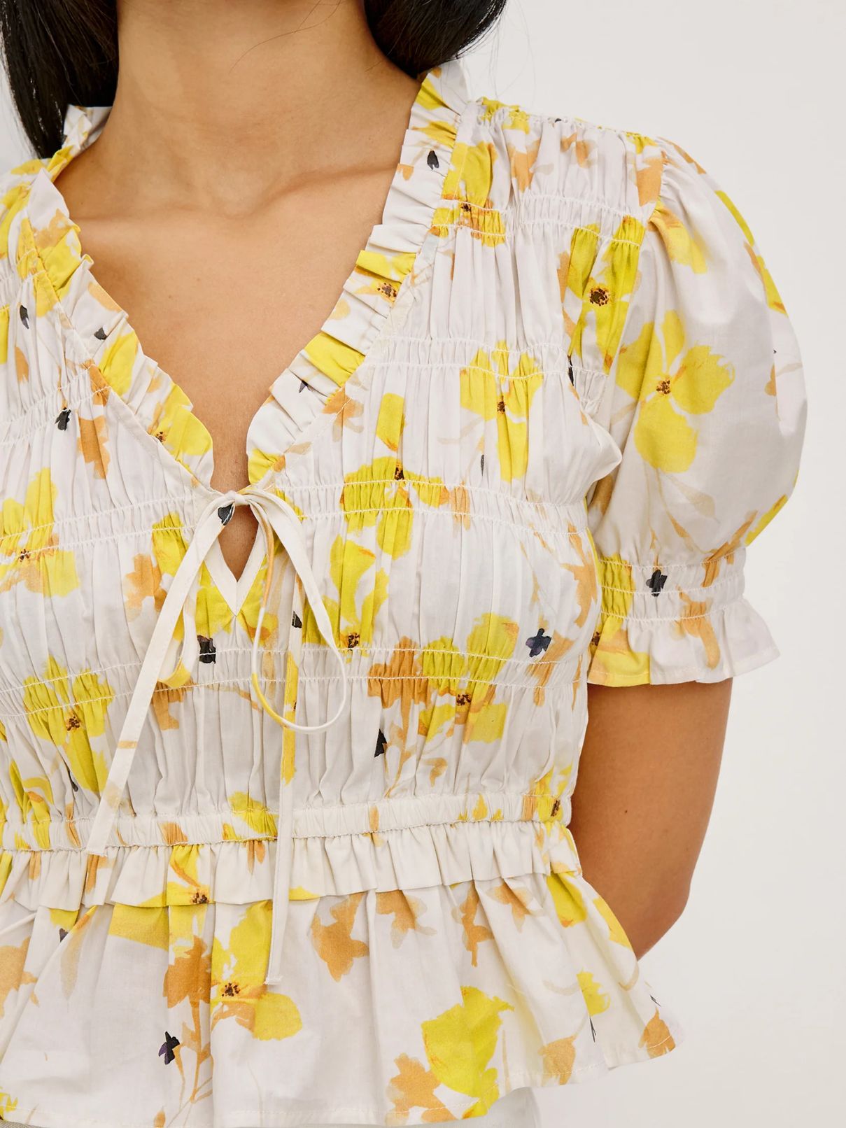 Rails Fontaine Top in Tossed Daffodils