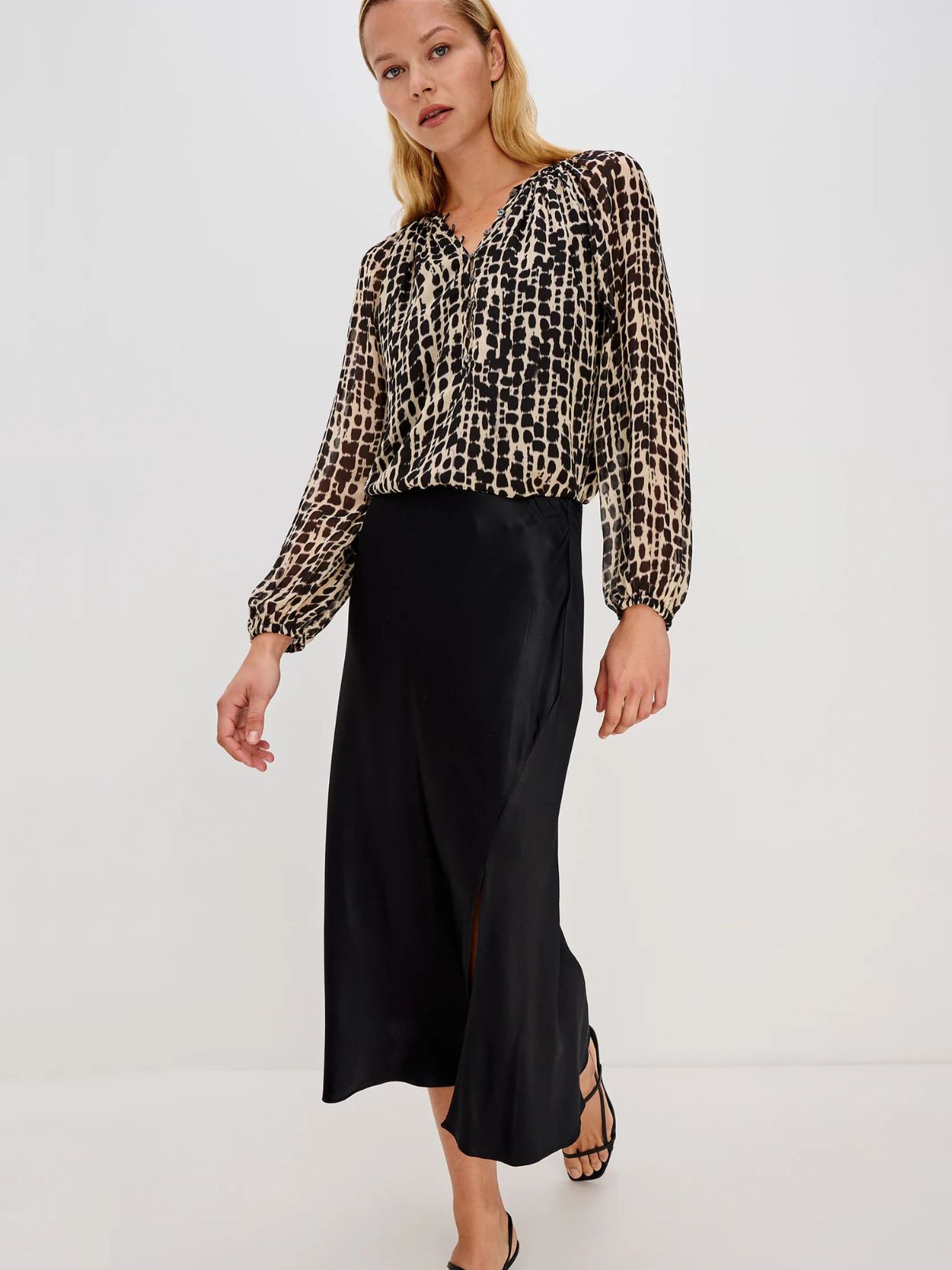 Rails Indi Blouse in Spotted Shibori