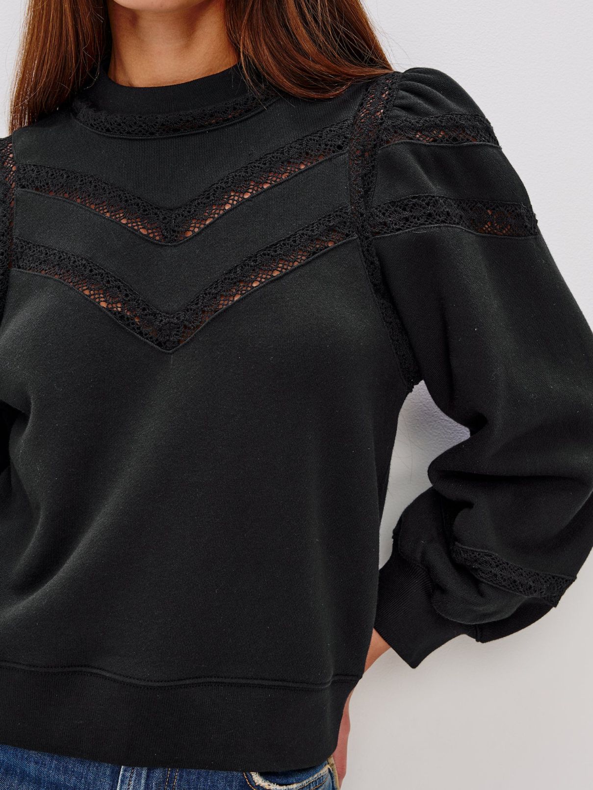 Rails Isles Sweatshirt in Black